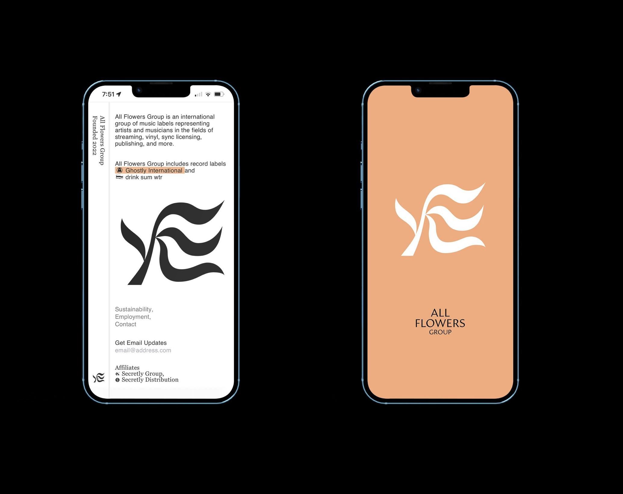 All Flowers / Cina Associates, icon design collaboration