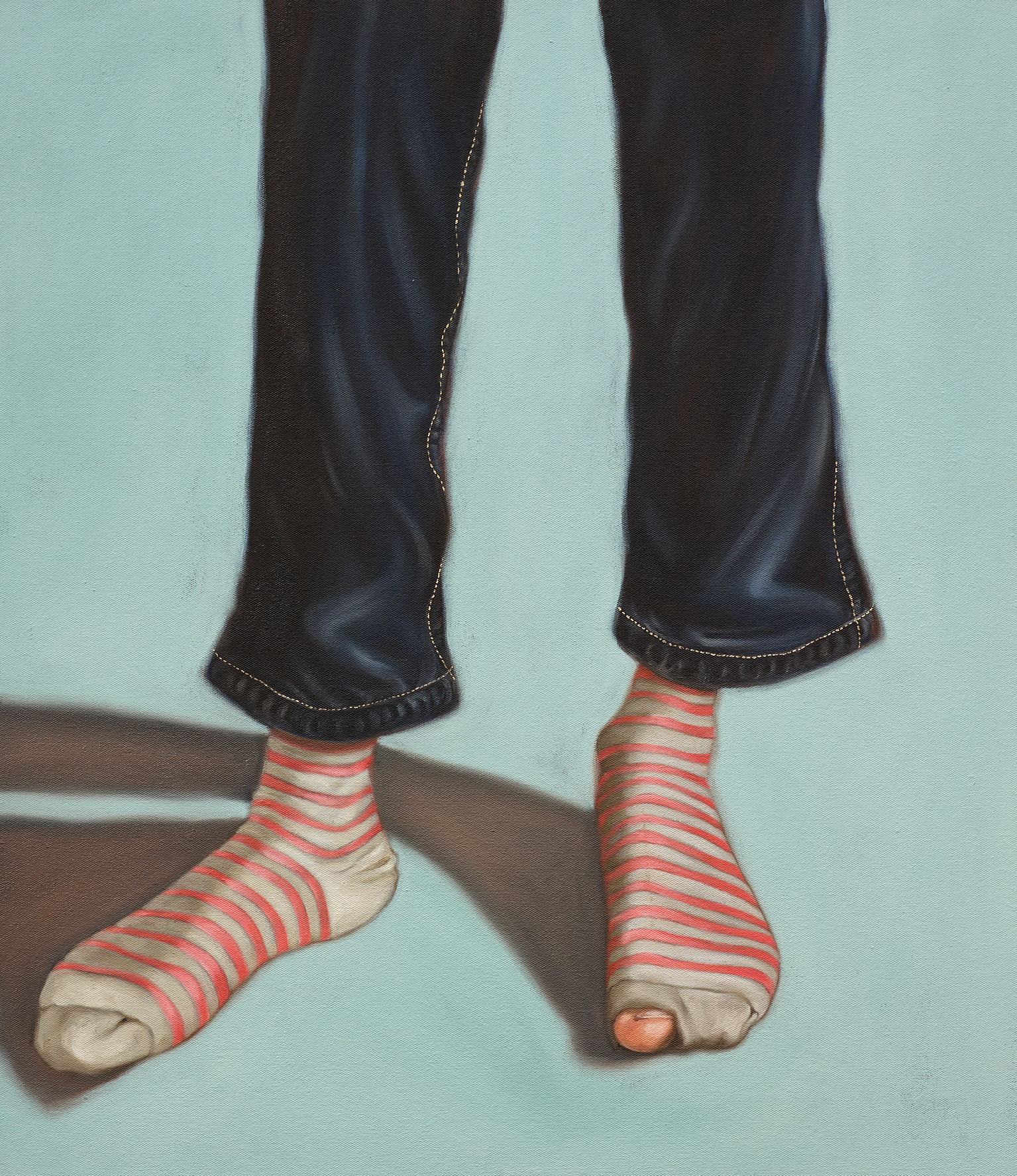 Hello Me, Oil on Canvas, 710 x 610mm, 2022