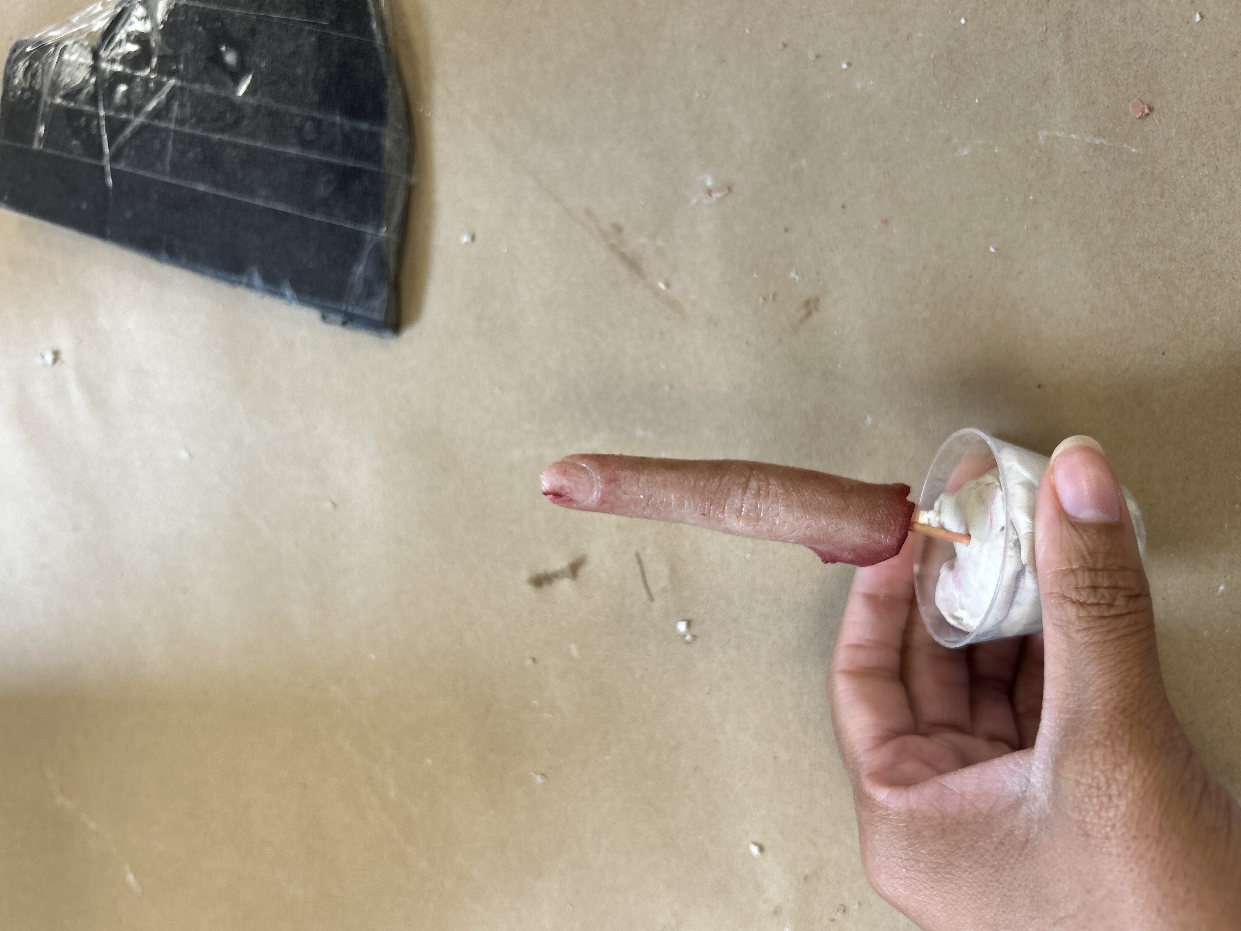 silicone finger (severed), 2024