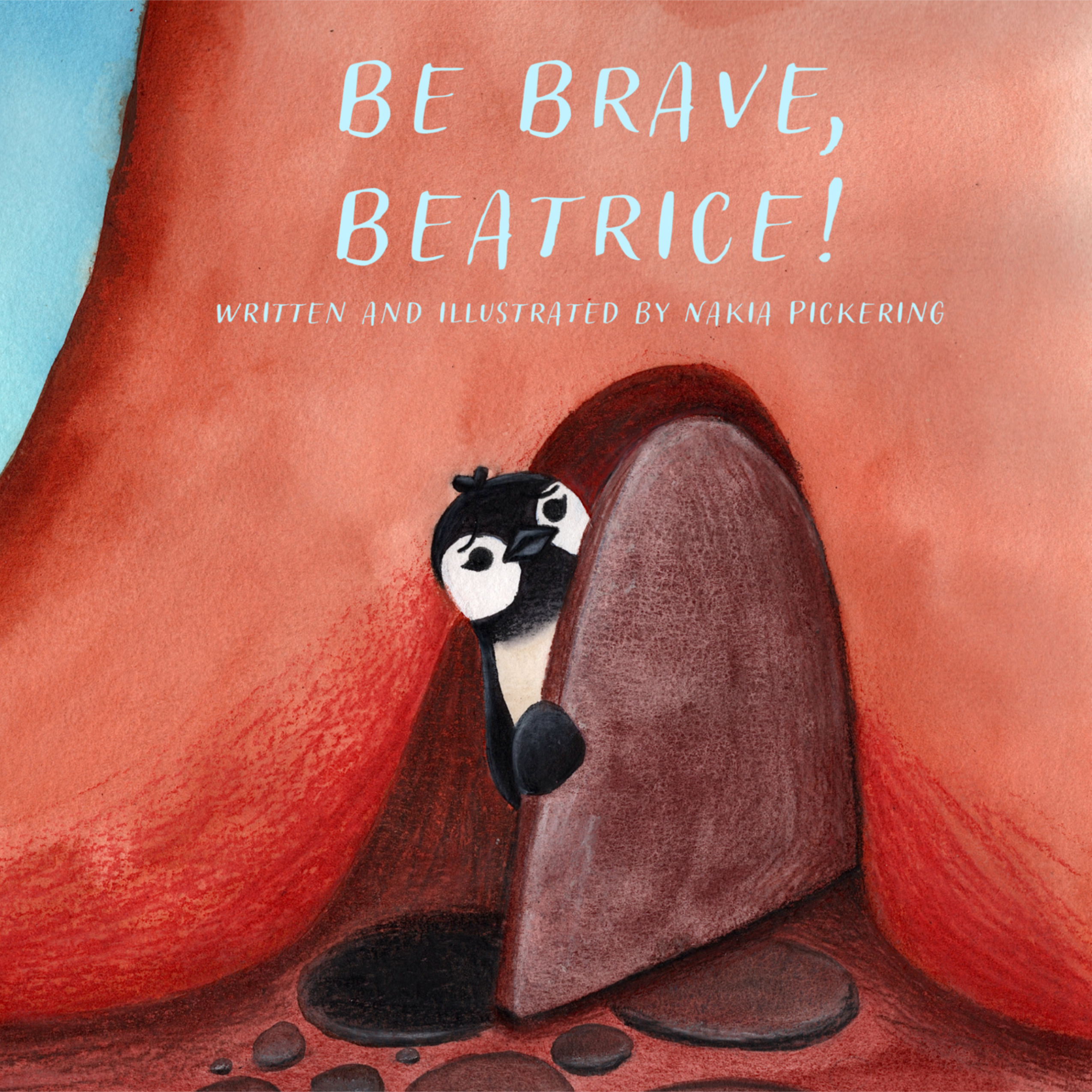 Be Brave, Beatrice! CoverWatercolor, colored pencil, and digital, Dimensions vary, 2023