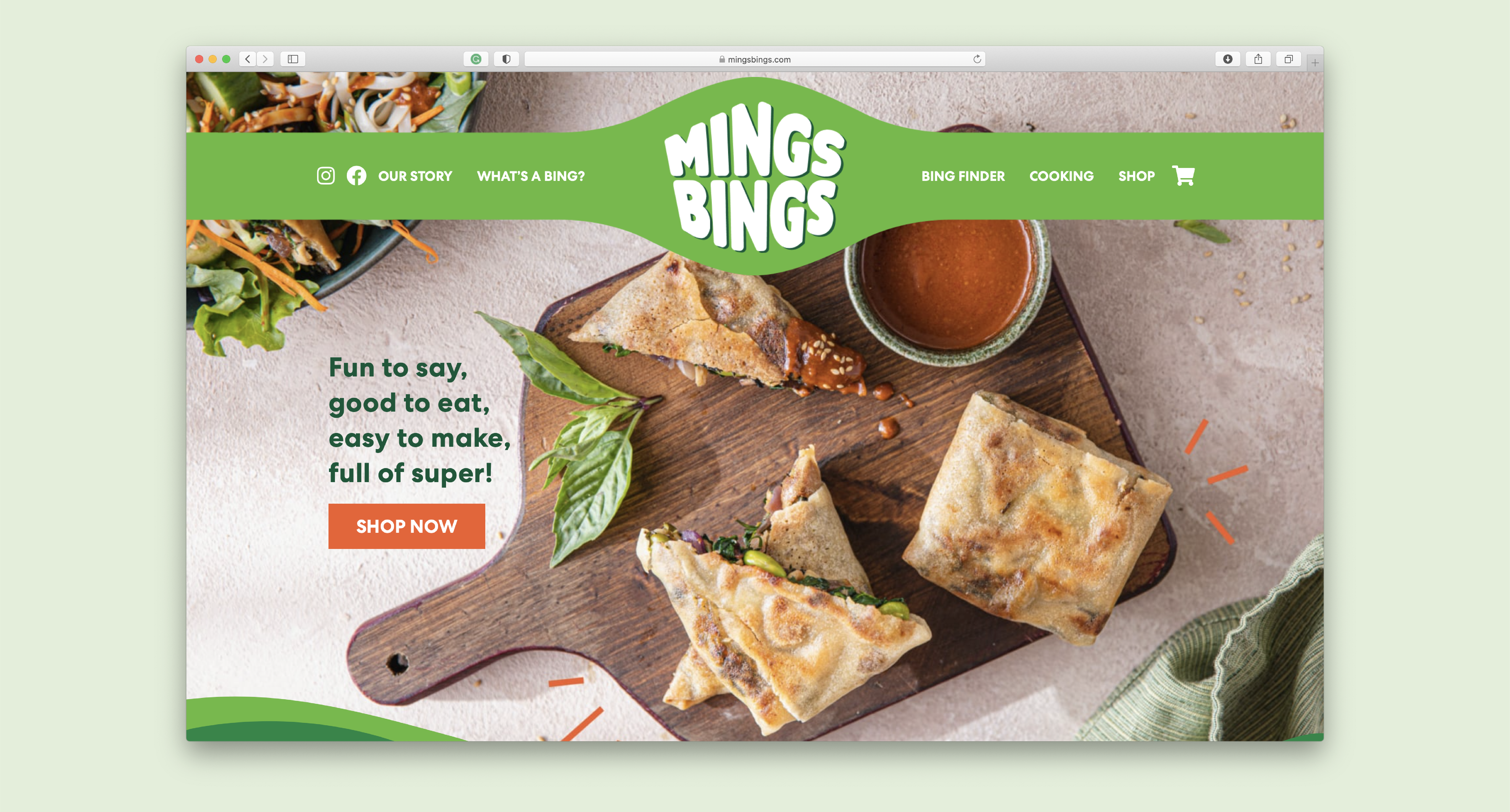| 3/7 | MingsBings • Web Design • 2020