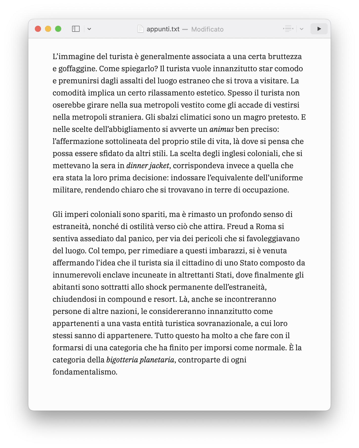 Da “L'innominabile attuale” di Roberto Calasso, Adelphi #turismo