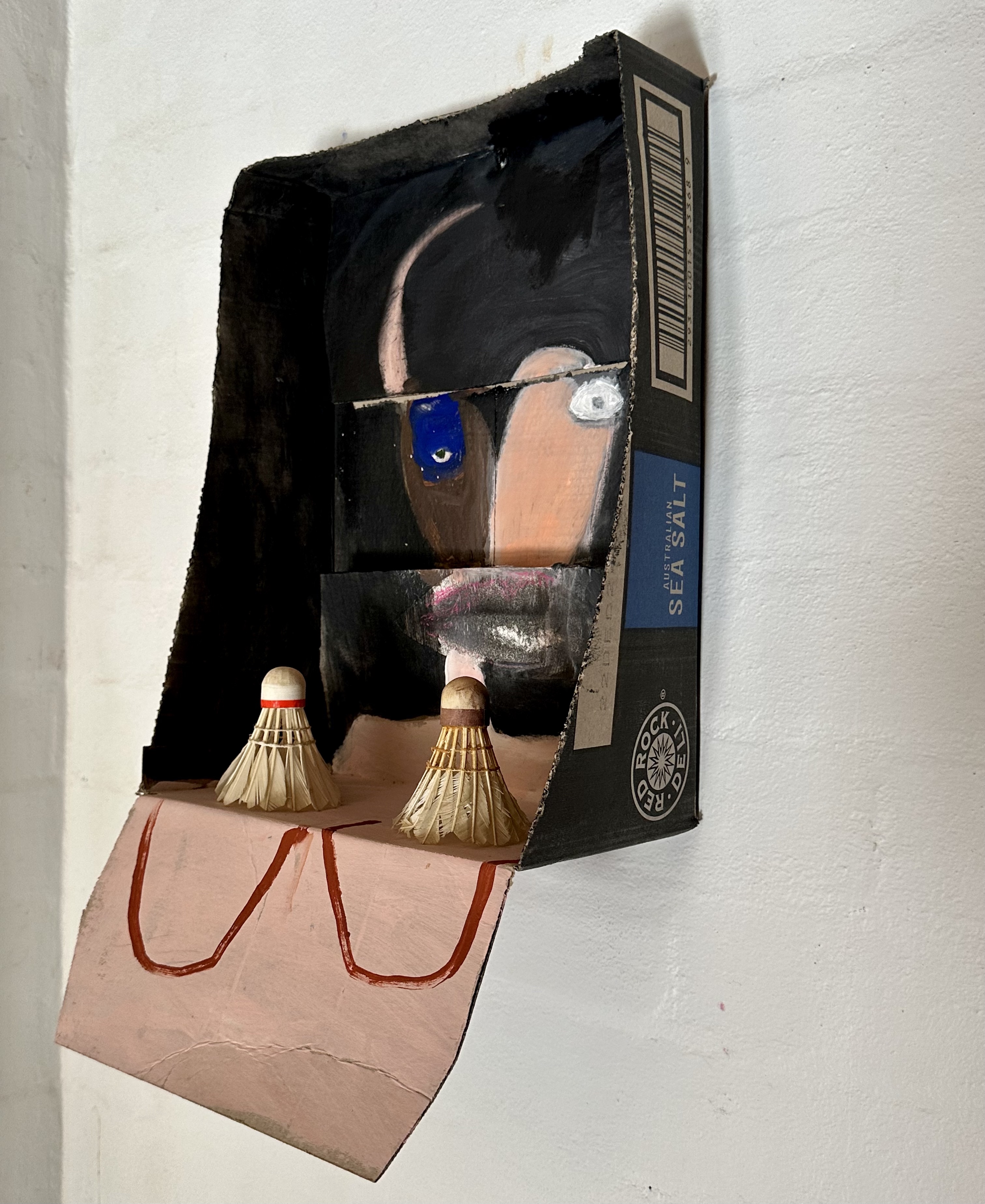show me the way to warningMixed Media on Cardboard 56cm x 32cm