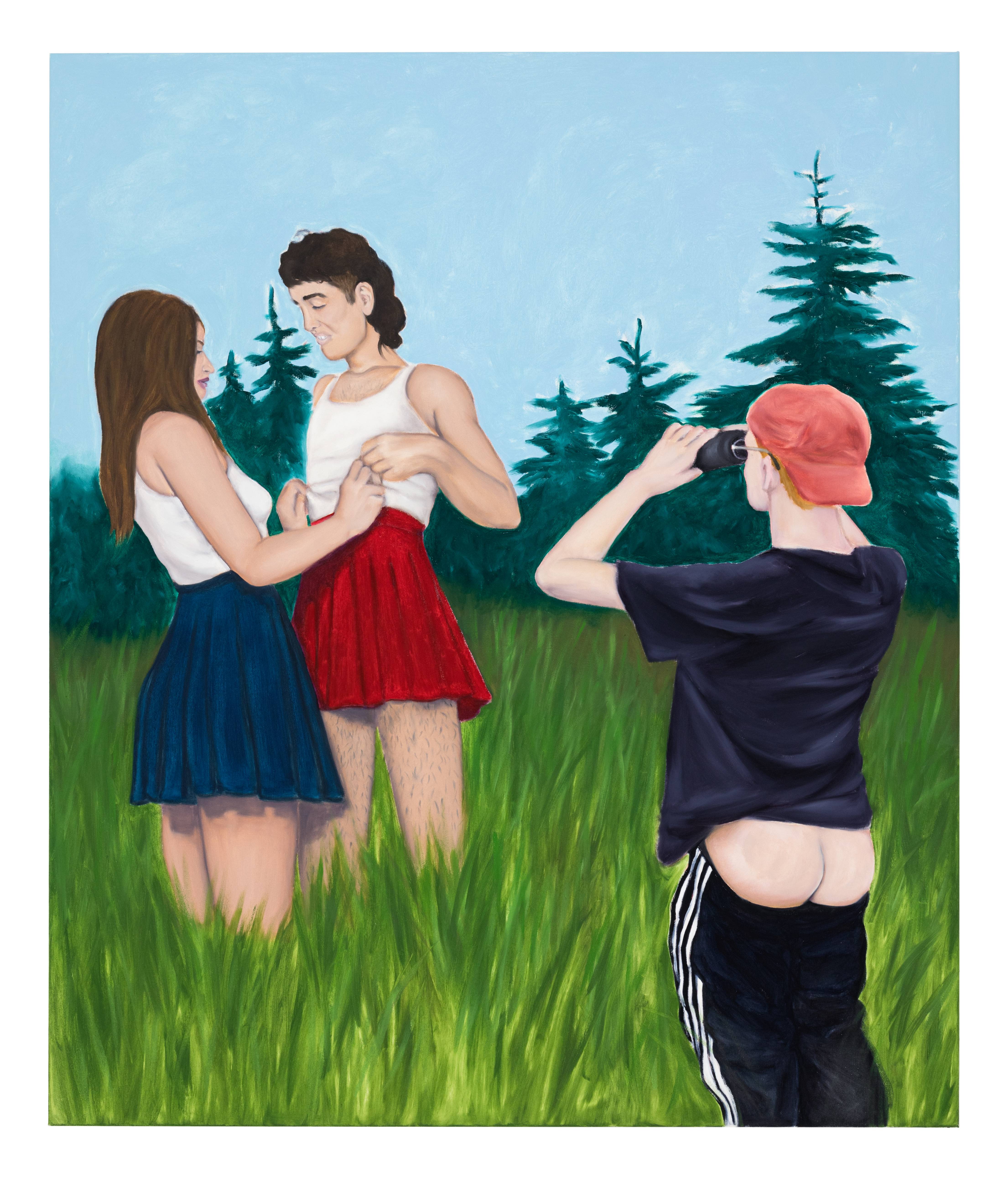 Voyer, Oil on canvas, 130x110 cm,  2022