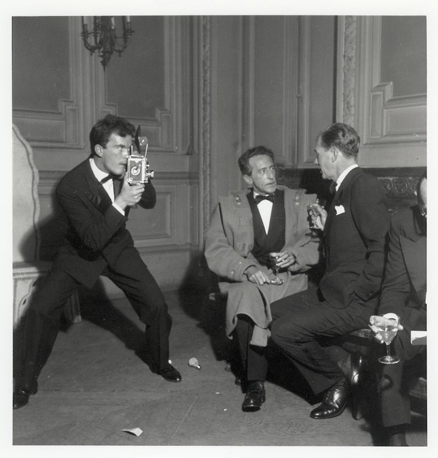 Walter Carone en action, photographié par un photographe inconnu