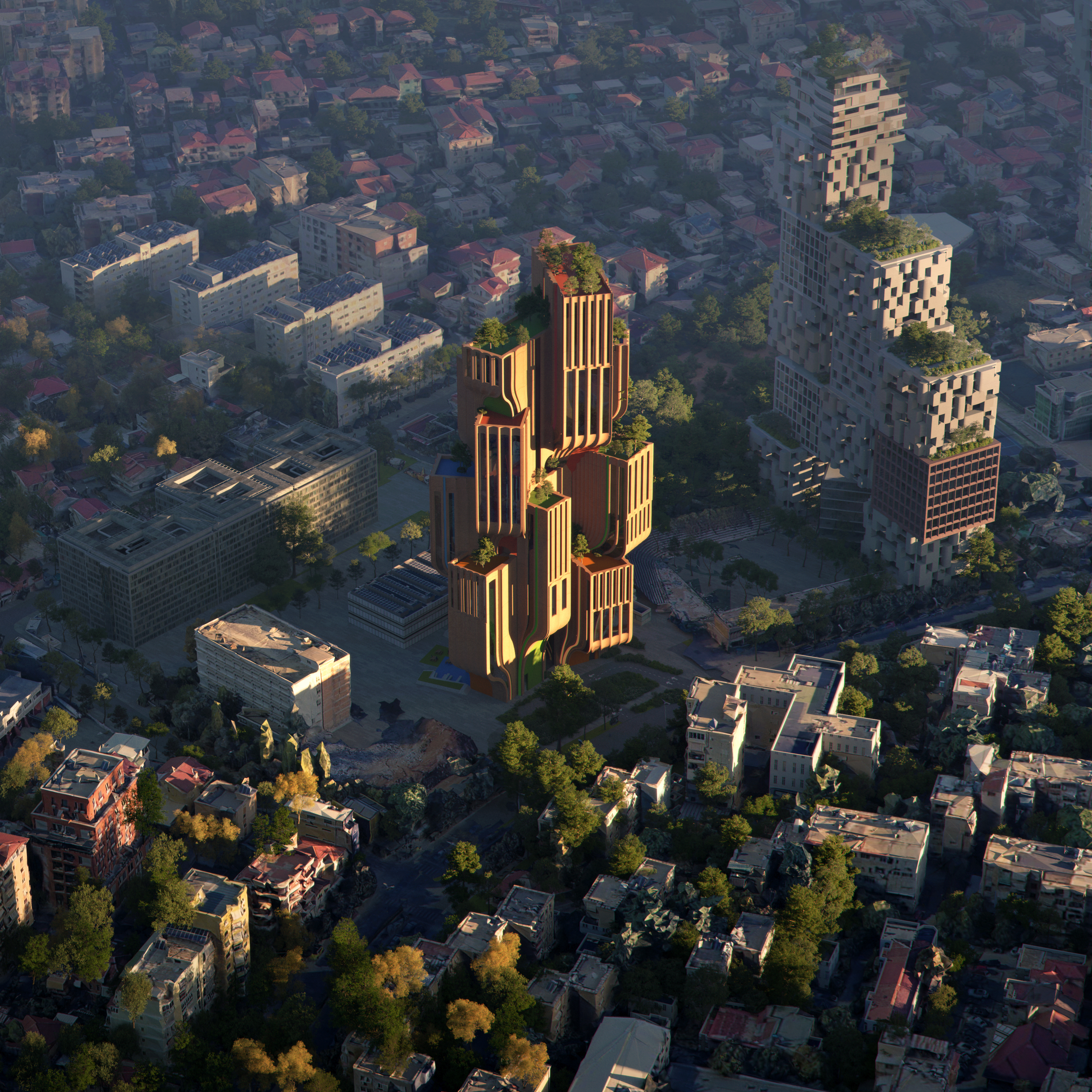 Rendering Aerial View @Proloog