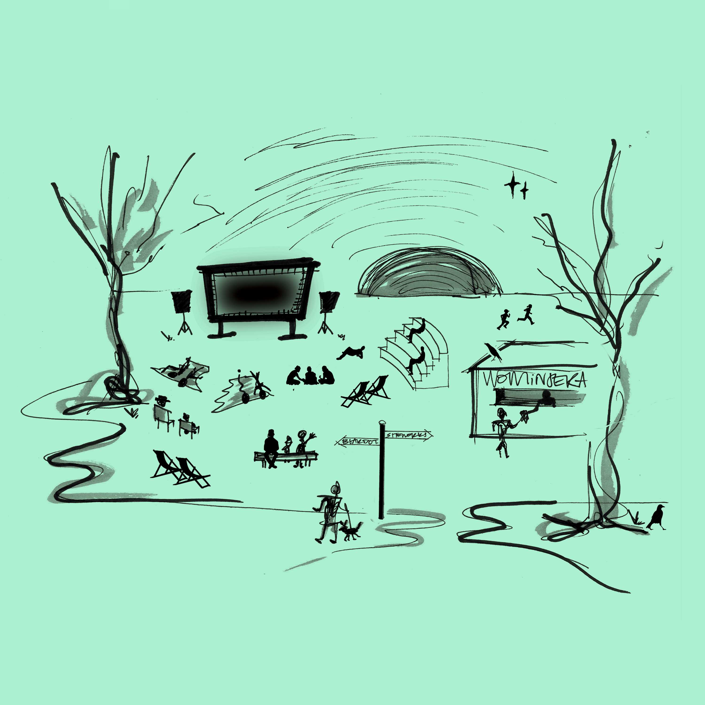 Art direction and content creation for promotional roll out of event series by various film organisations