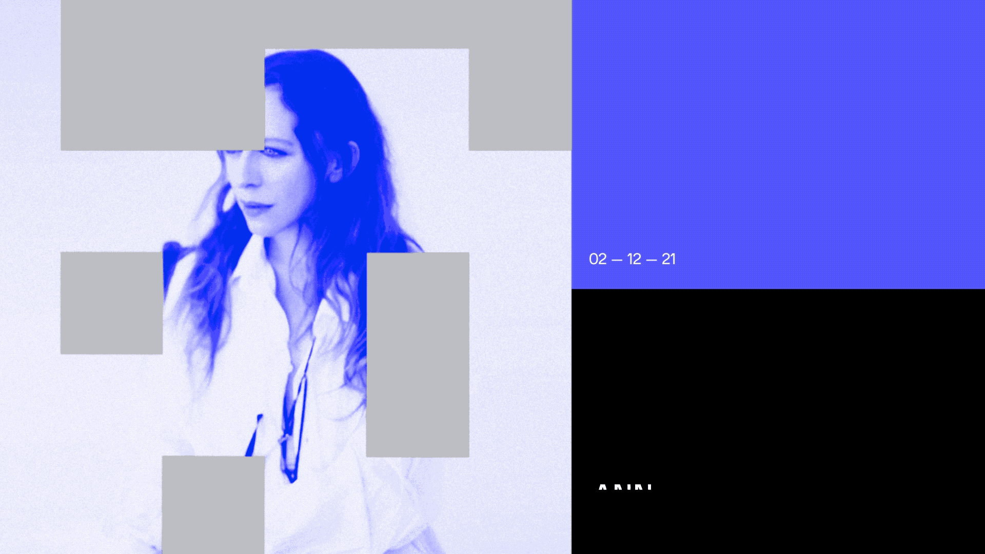 gif of sequence introducing Ann Demeulemeester