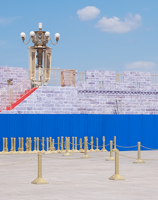 Foto detalle de la Plaza de Tiananmén en Pekín, China