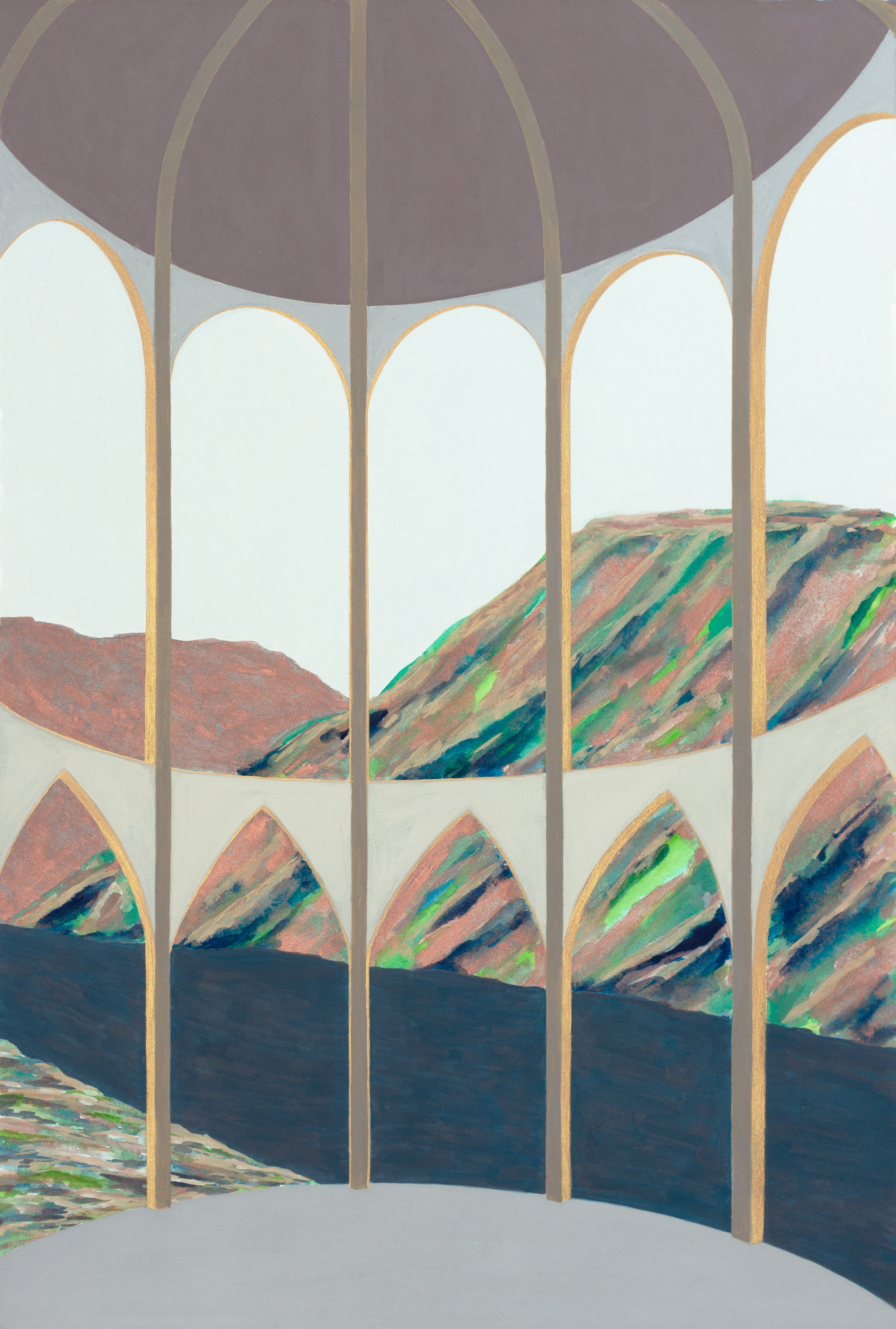 Three Tiers (Architected Landscape 67), 2023
