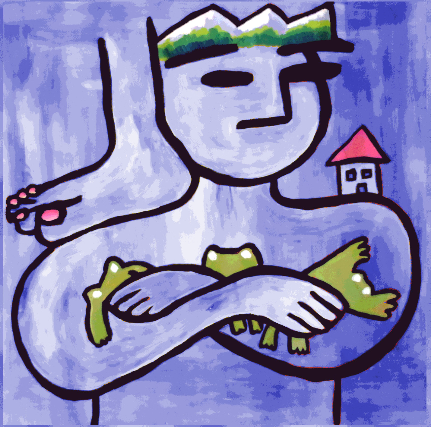 Single artwork for "Trouble" by Young Kieran