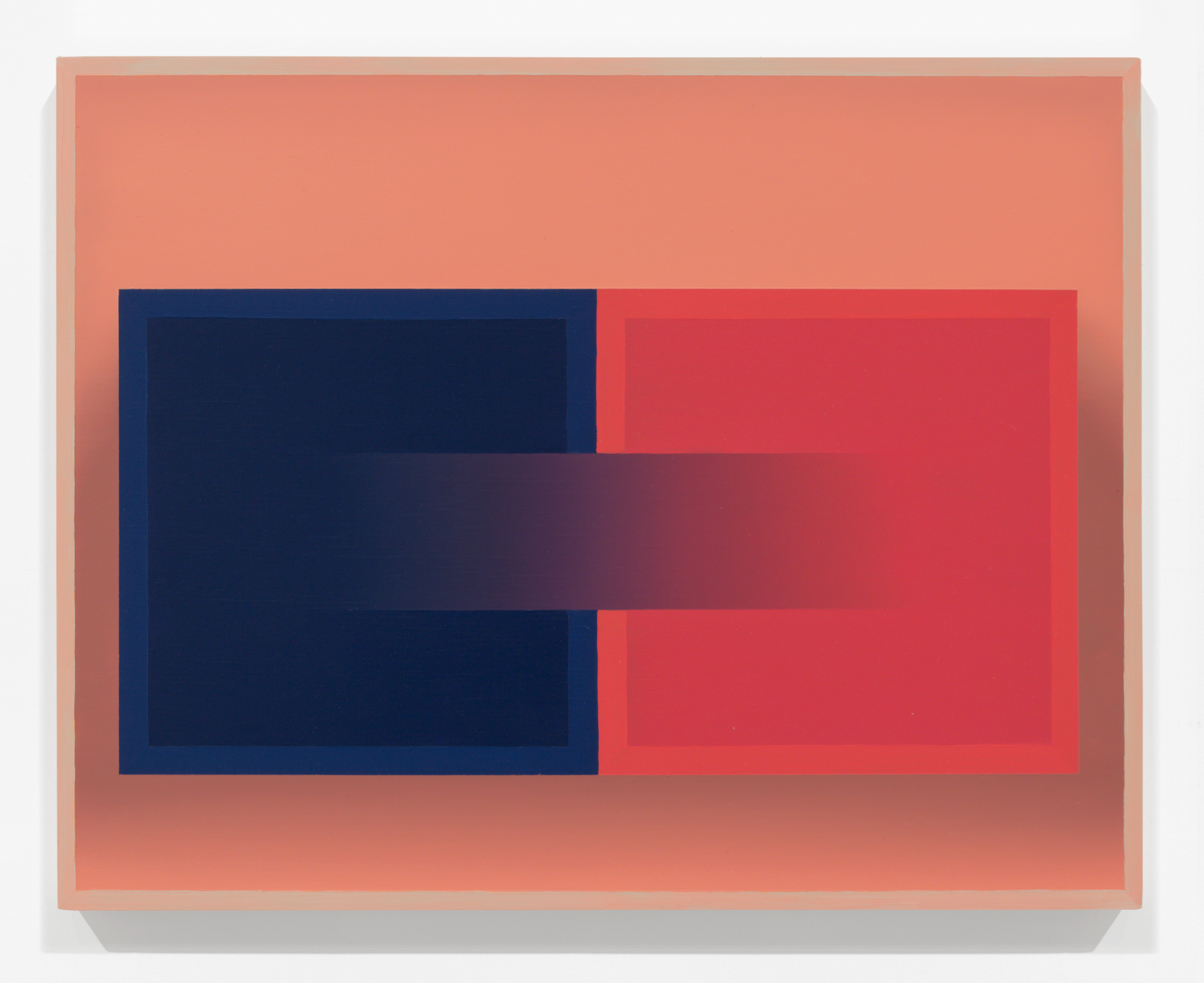 Entities. 2018. Oil and acrylic on wood panel, 11" x 14" (28 x 36 cm)