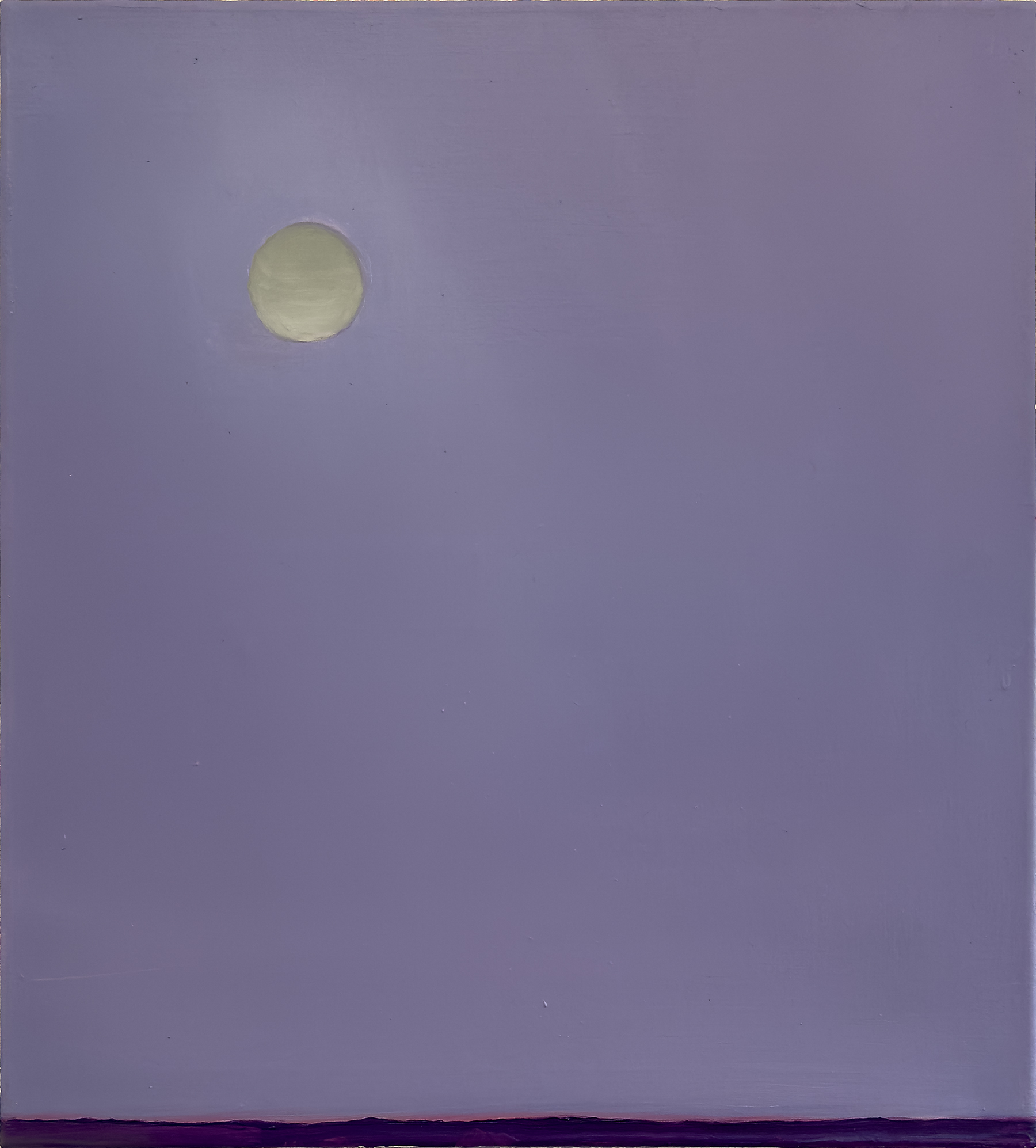 USP II / 60 x 55 cm / oil on cotton / Andreas Lech 2024