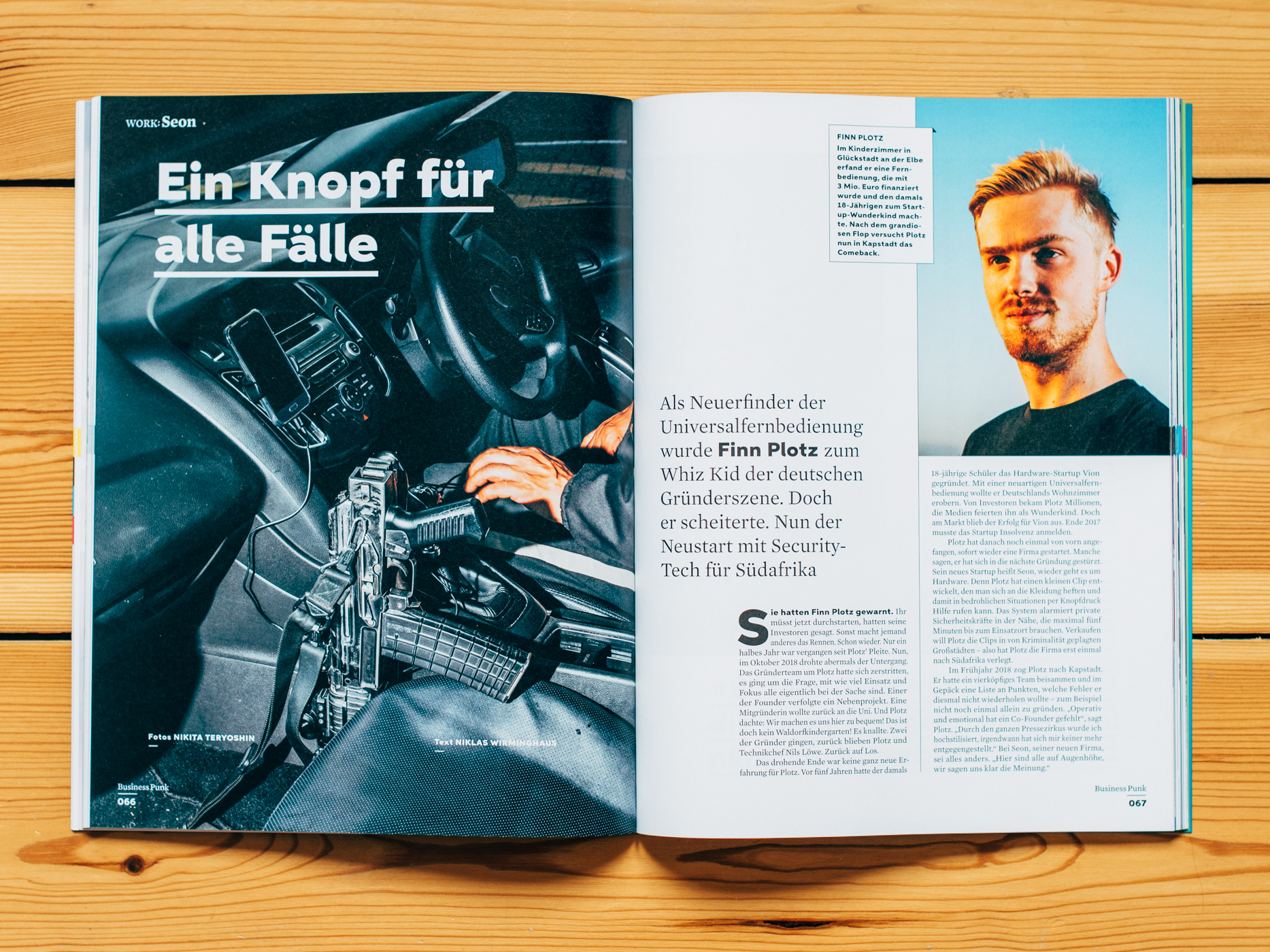 Business Punk / Finn Plotz, SEON Gr&uuml;nder in Kapstadt / April 2019