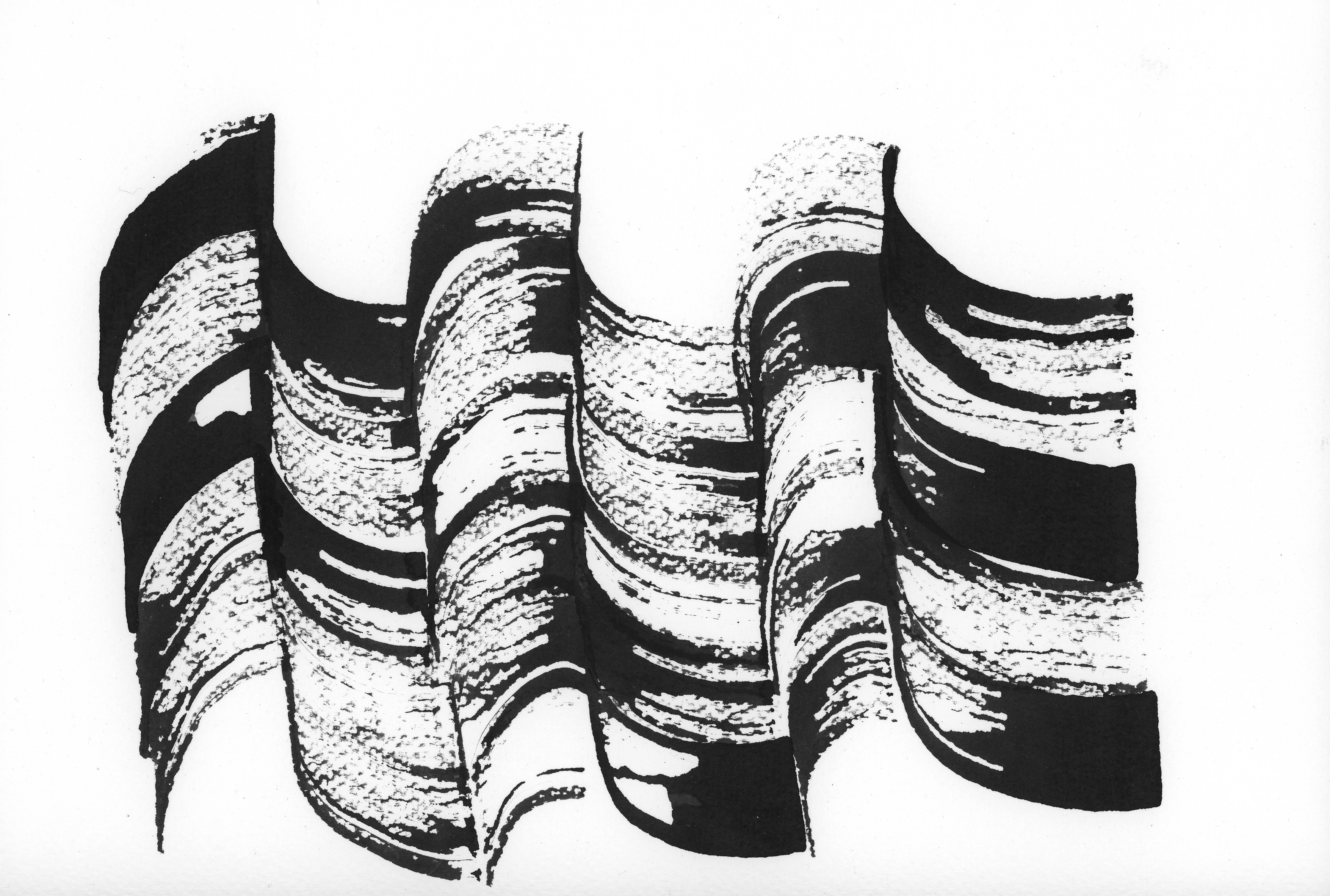 Wave  No 26, 12x9″