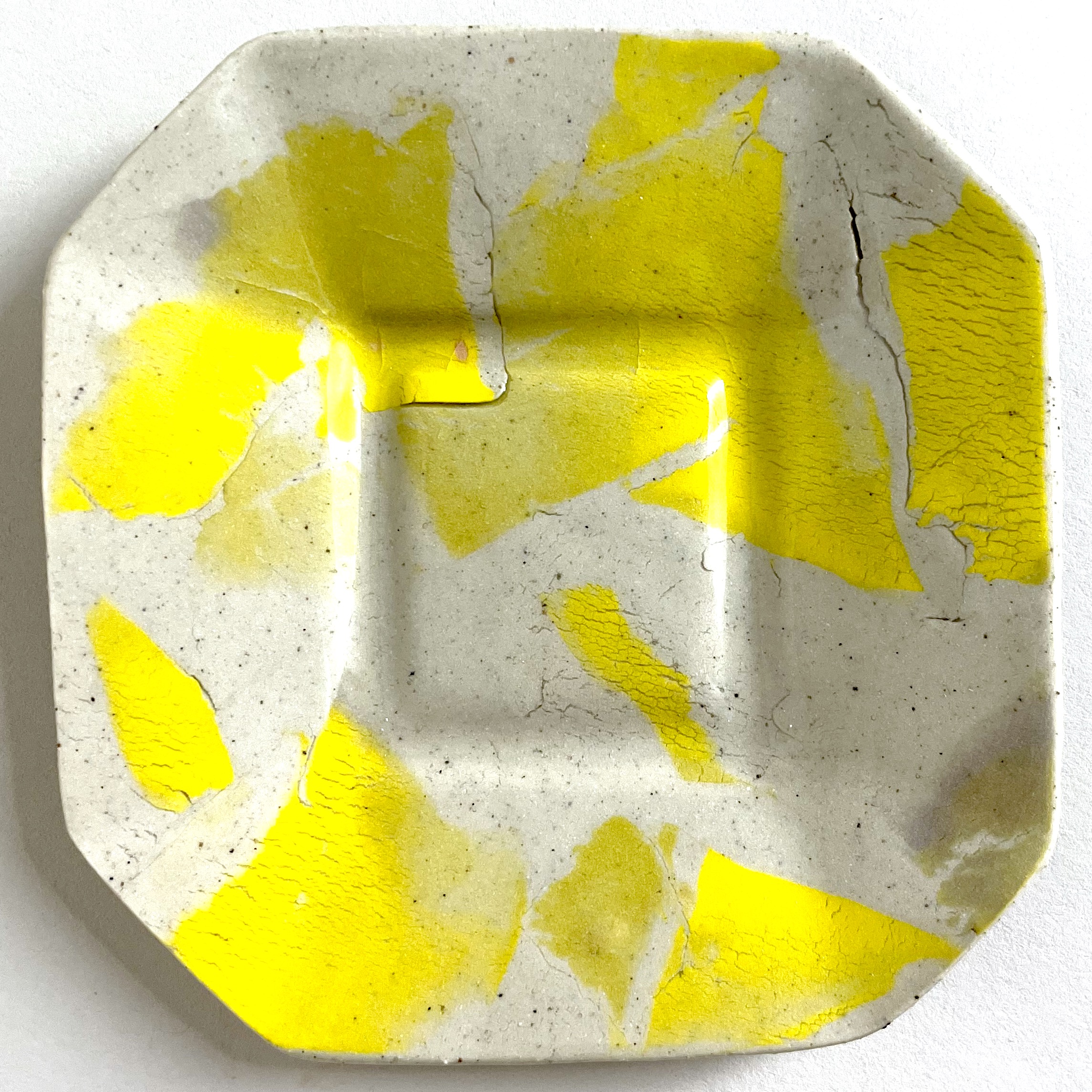 Small Scrapware Octogonal Plate [$35]