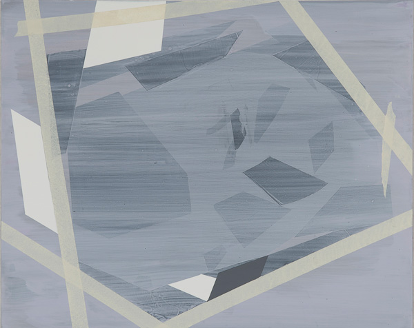 Untitled, acrylic on board 16x20", 40x51cm 