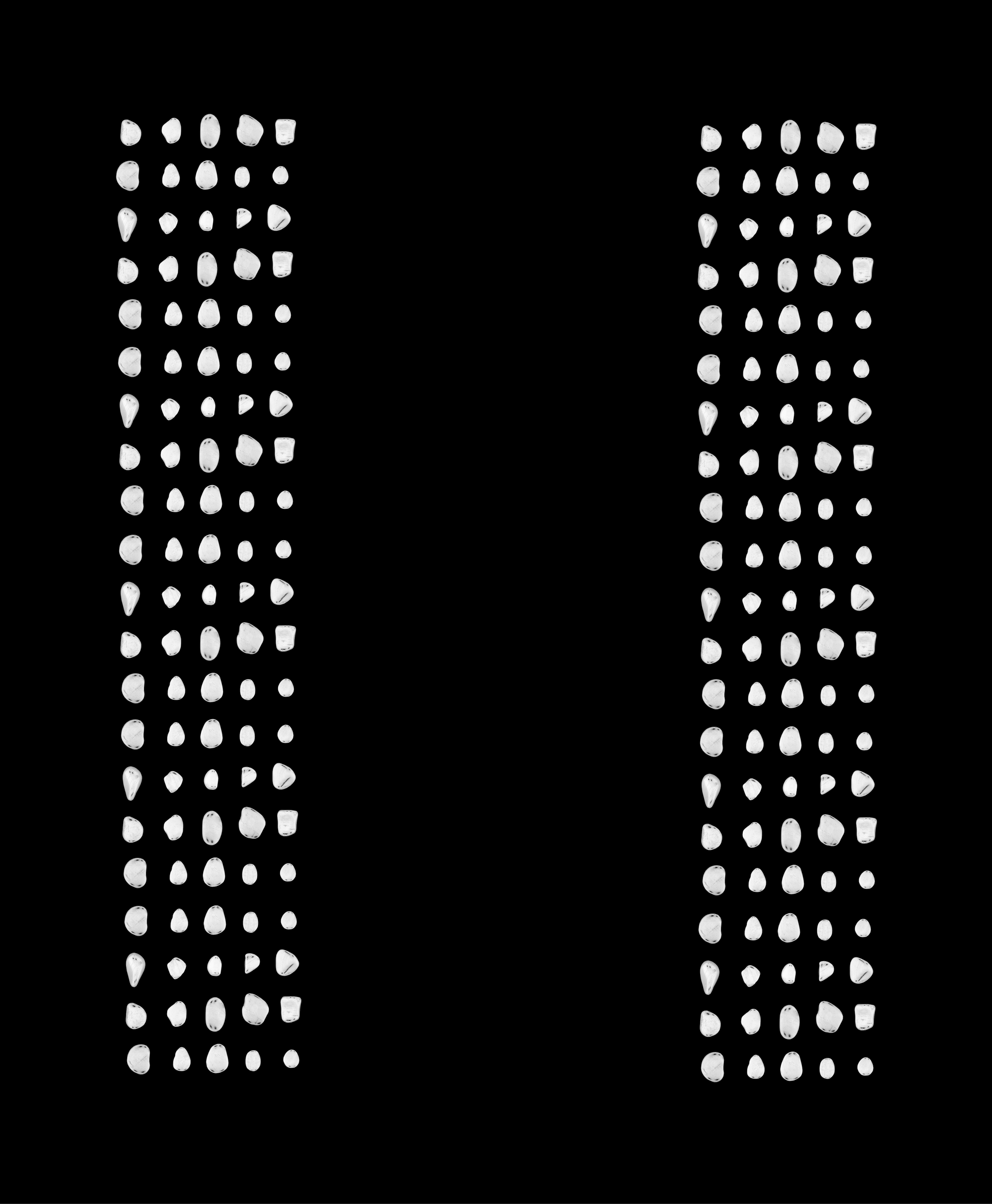 "The Baroque Garden of White Stones / 11" Giclée fine art prints on Hahnemühle Watercolour paper / Variable dimensions / Edition of 6