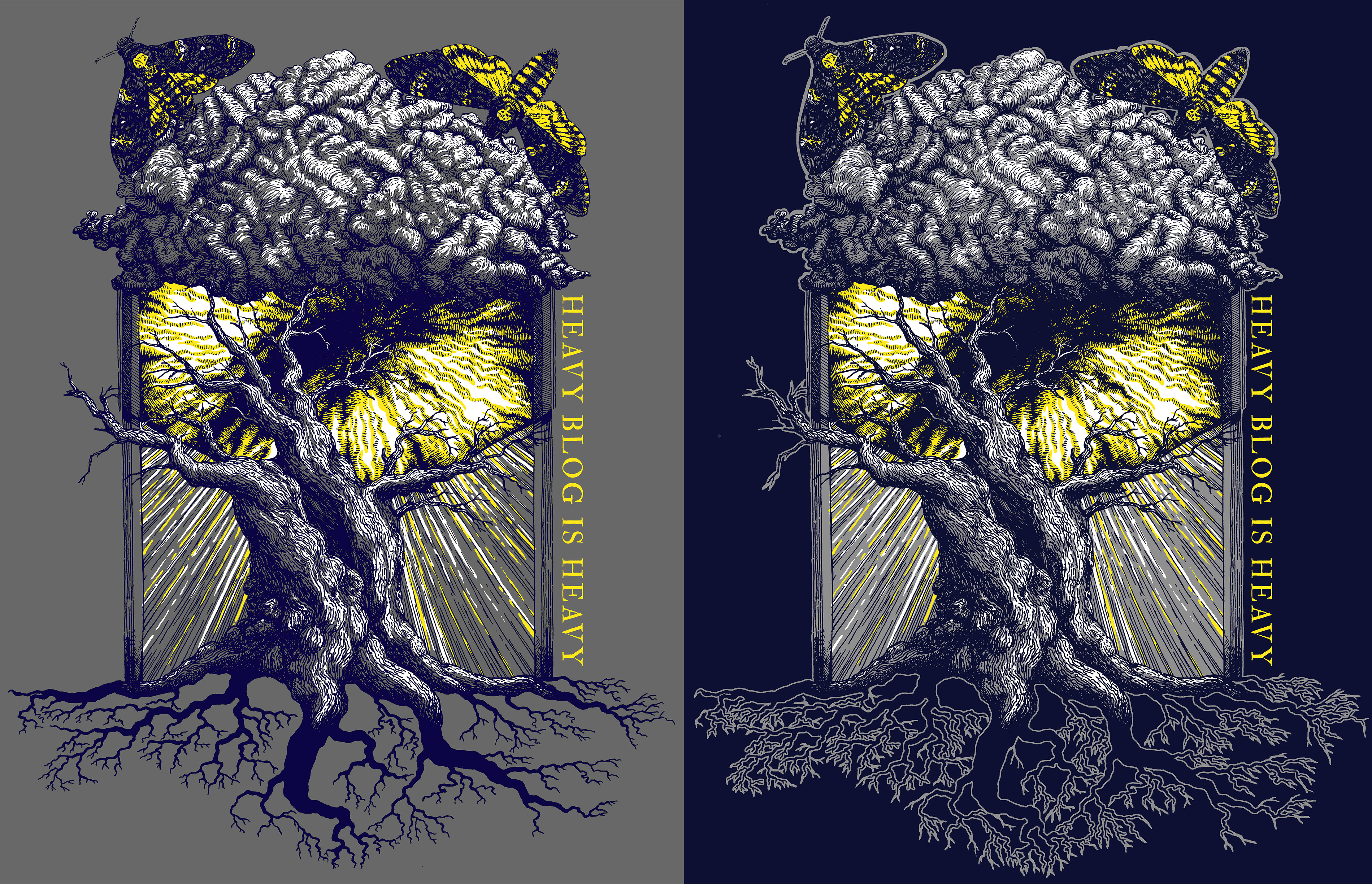 Shirt for metal blog Heavy Blog Is Heavy, available here.