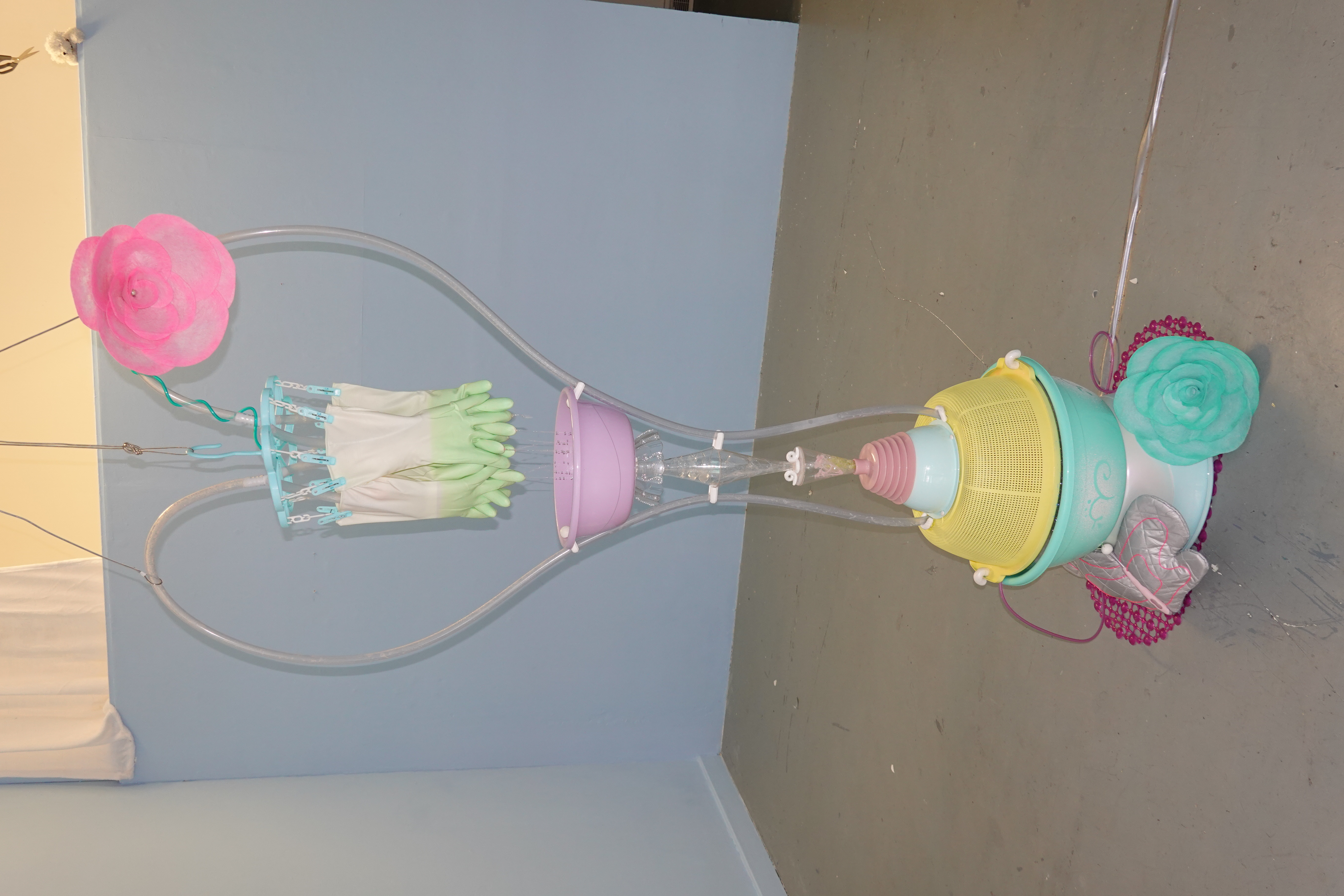 'where the hell have you been loca?' (2022) found objects, epoxy putty, resin, water. For '9am again' at Enclave.