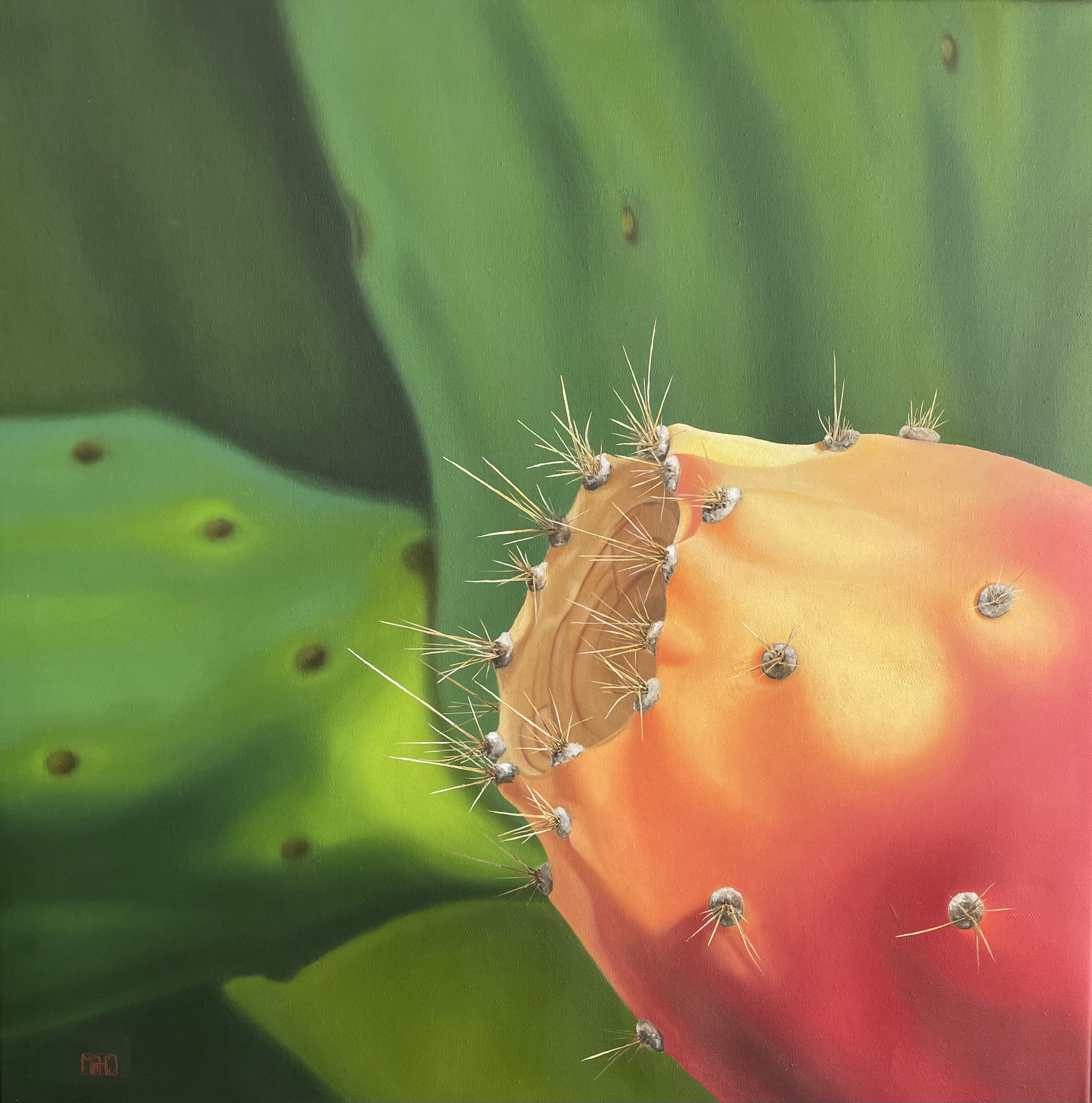 139–Feigenkaktus Nr.970×70 cmAcryl/Öl auf Leinwand2021︎ Bild kaufen