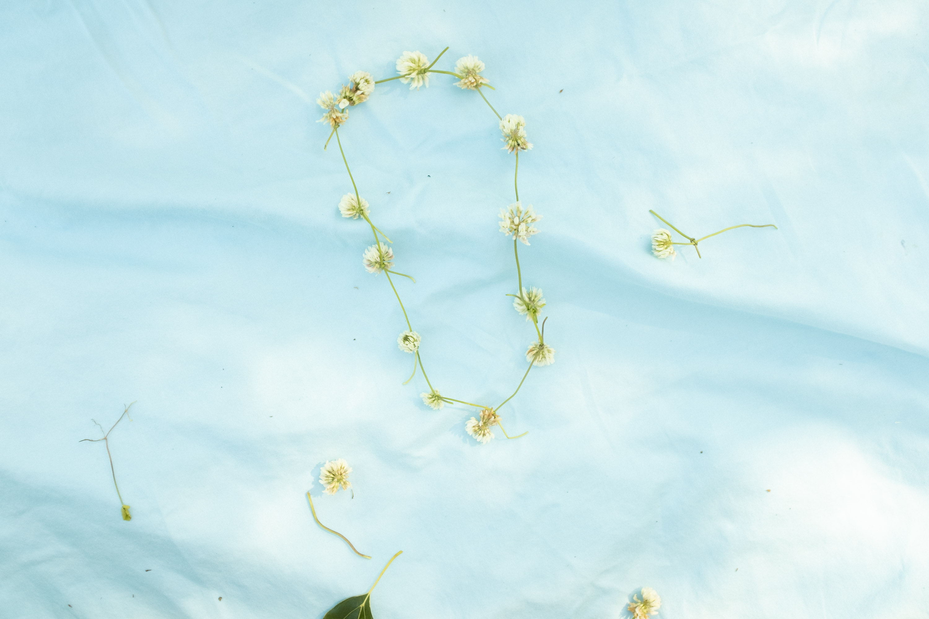 flower necklace, 16x24in, edition of 15