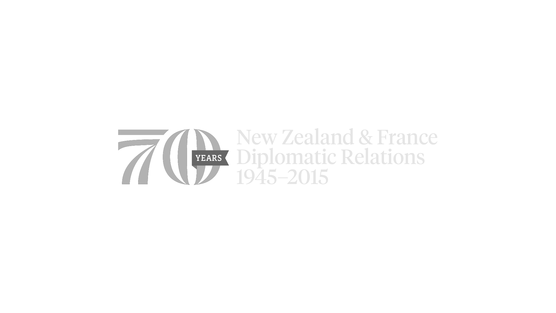 Ministry of Foreign Affairs and Trade – logo for the 70th anniversary of New Zealand & France's diplomatic relations