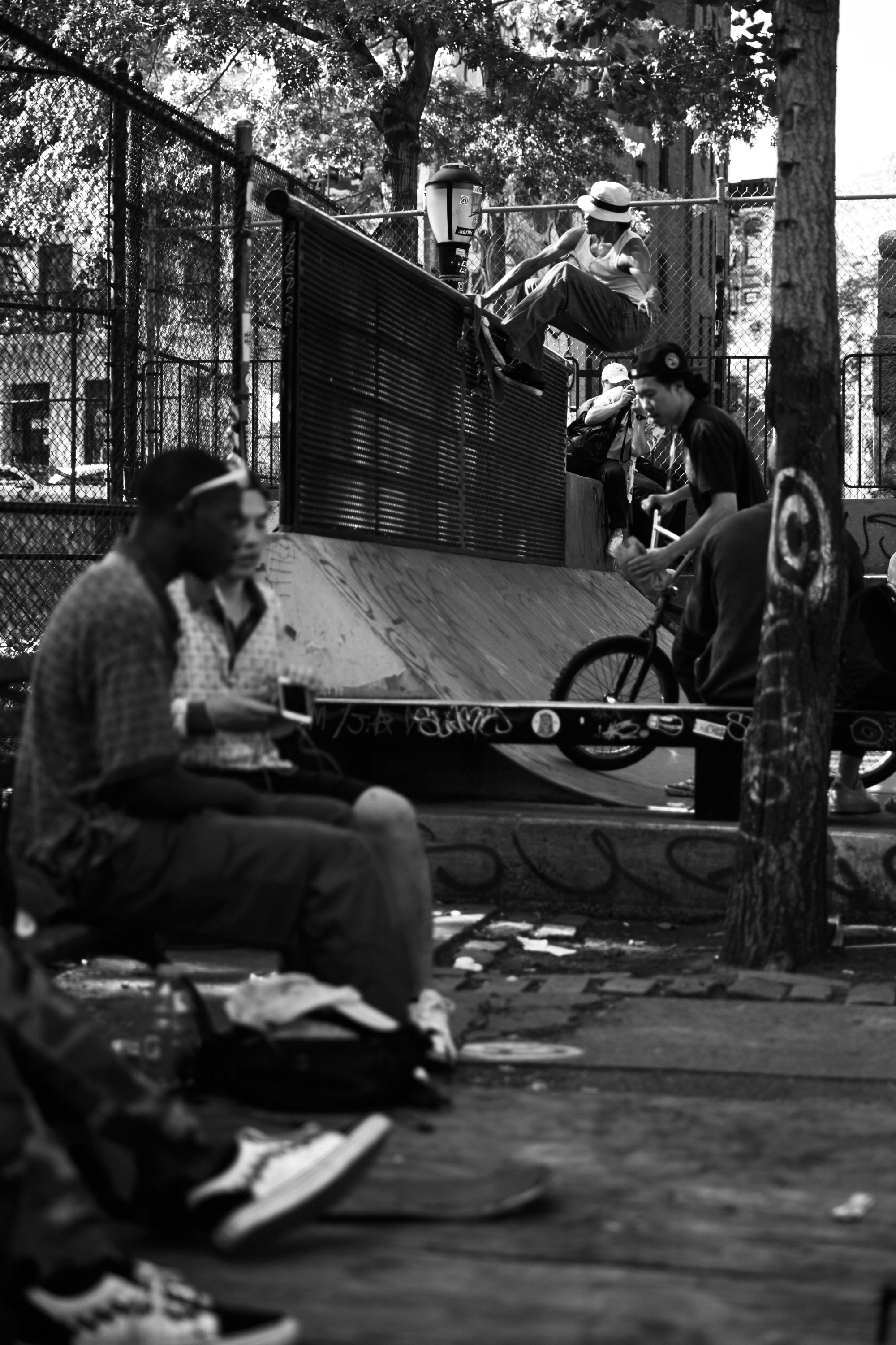 Documentary and portrait photography project about LES Skatepark in New York City, by Irish photographer Alex Sheridan. Capturing the raw and gritty beauty of the skatepark and its community, this photography showcases the passion and dedication of the skateboarders who call LES their home. From intense action shots to intimate portraits, this project is a celebration of the skatepark and its culture