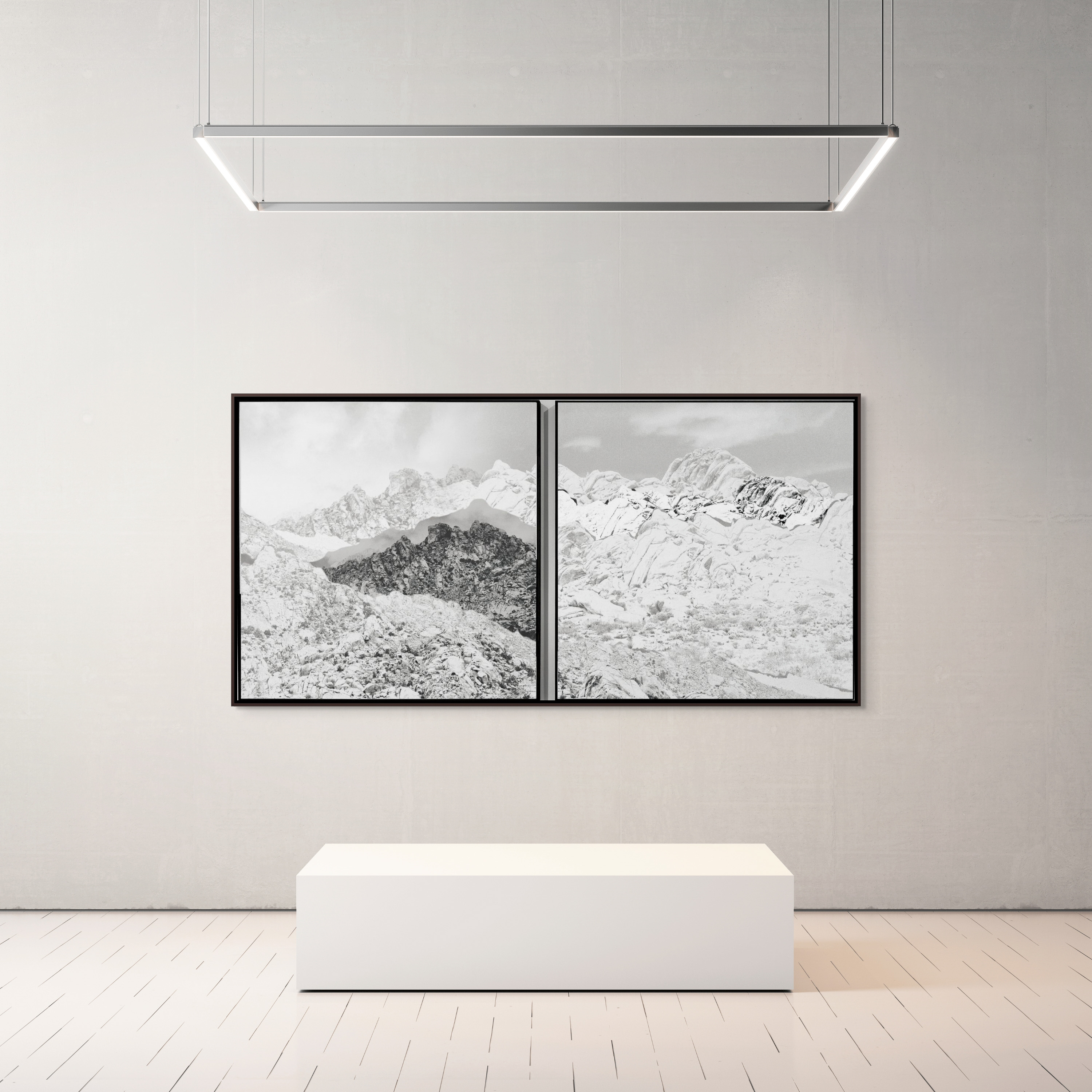 SANCTUARY  | 2025 | UNIQUE PIECE | Archival pigment print from original analog collage | 200 x 108 cm