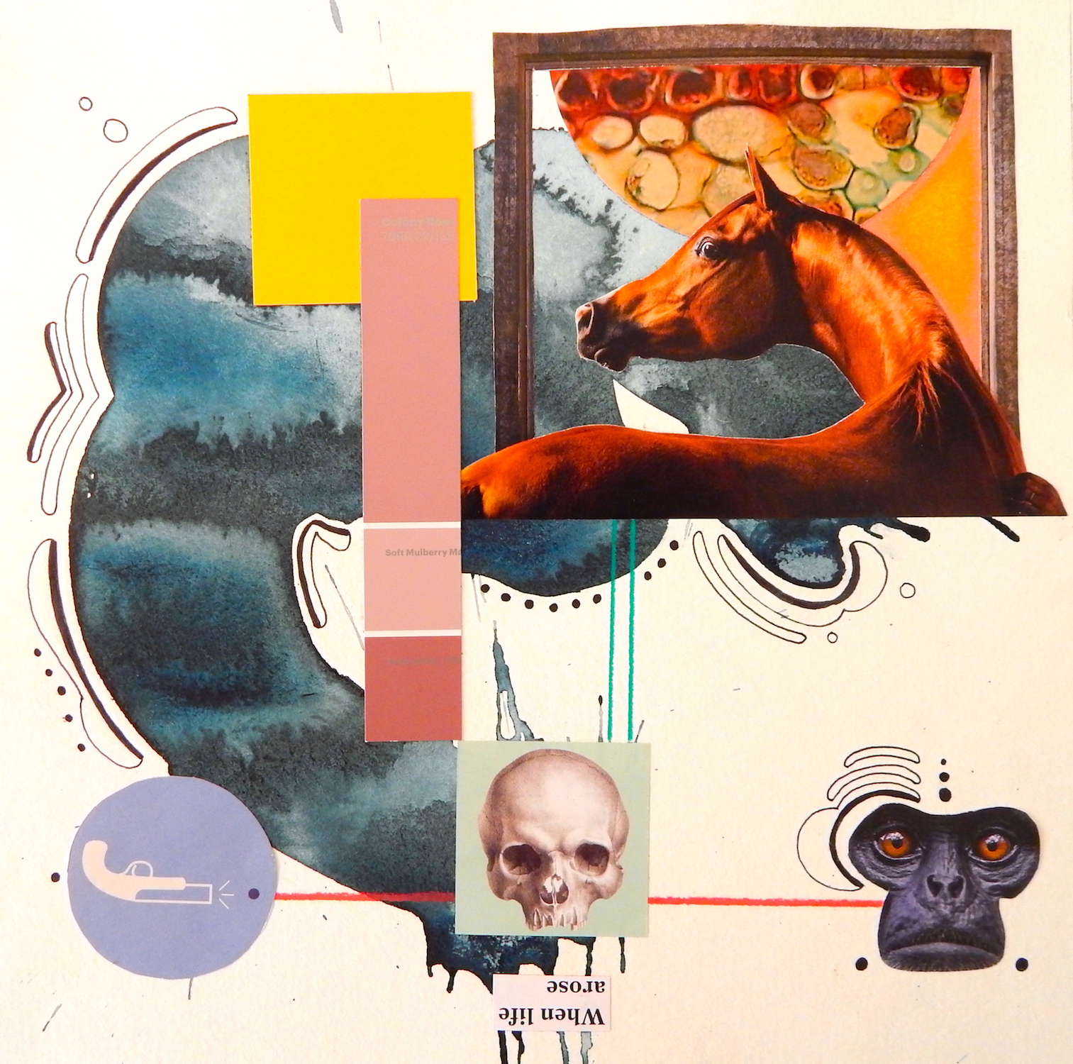 When Life Arose (2018), 10"x10"