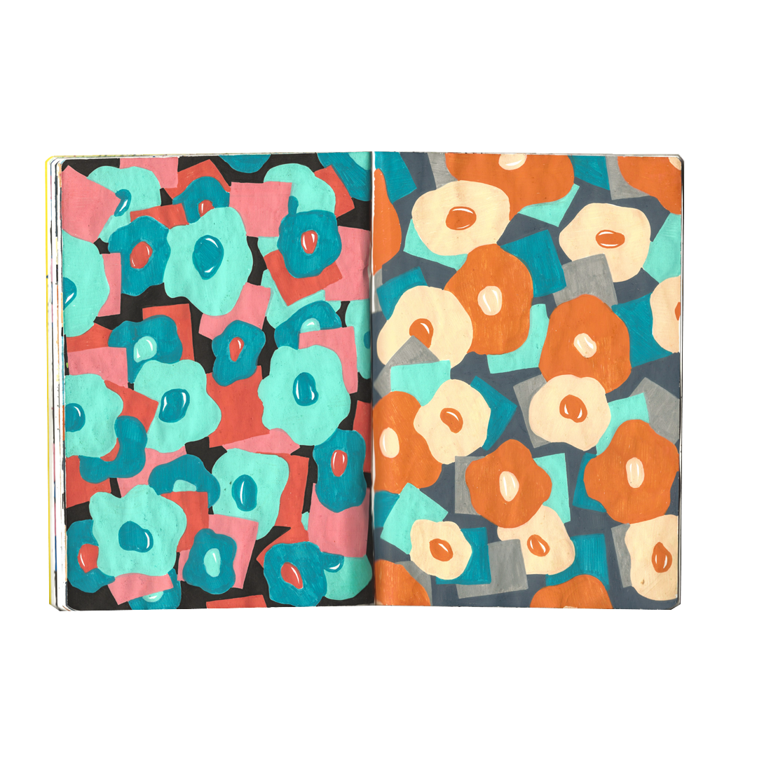 Sketch Book Spread, 2020.