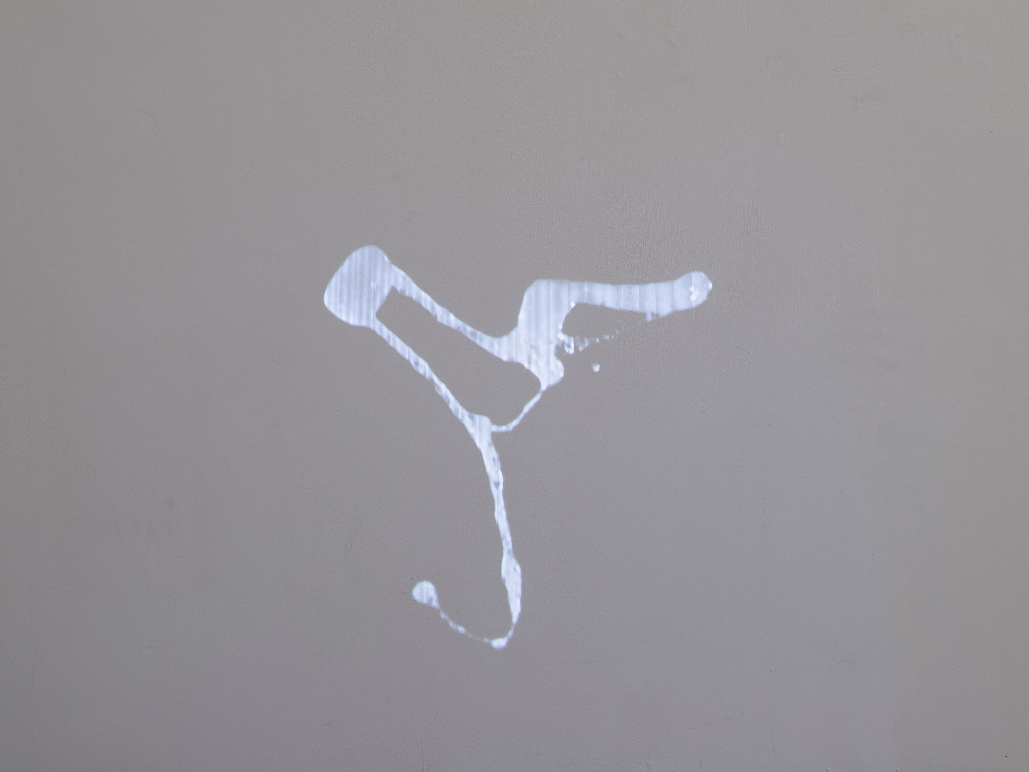 Utterance #9, 2022Single-channel video projection, b/w, silent25 sec. loop, variable dimensions