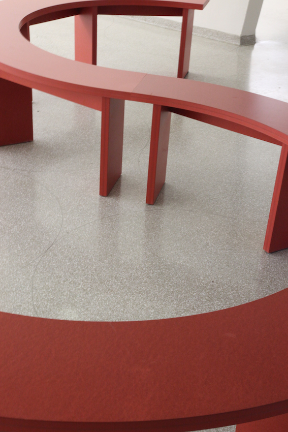 Audio guide benches, 2008, theanyspacewhatever, Guggenheim Museum, 2008