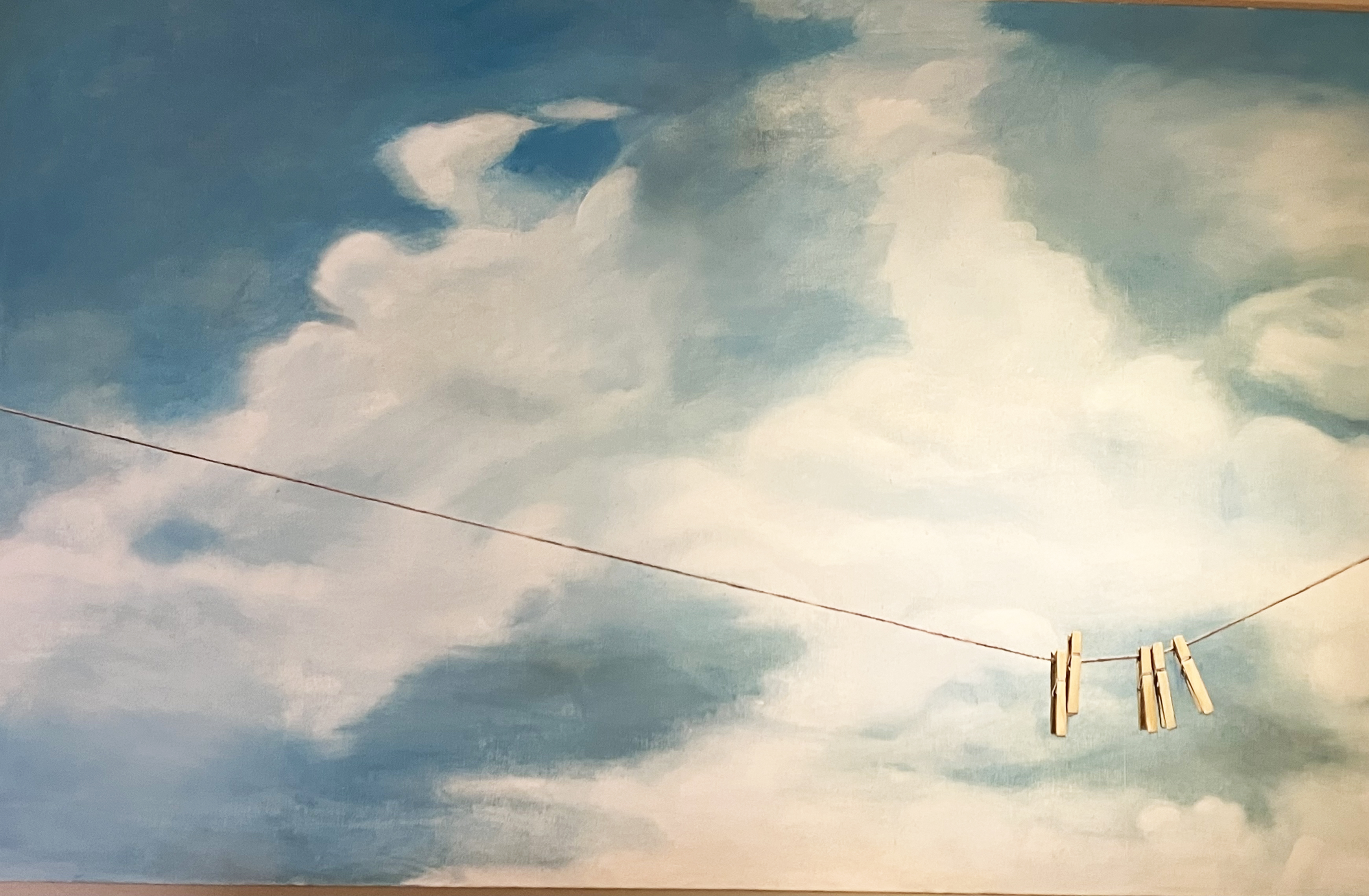 Sky 1982 Oil on Canvas 36" X 60"