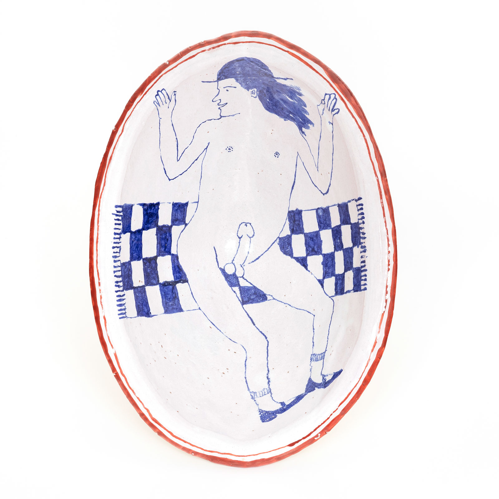 Nude at Beach, 13.8.99Glazed ceramic stoneware31.5 x 23 x 12.5cm