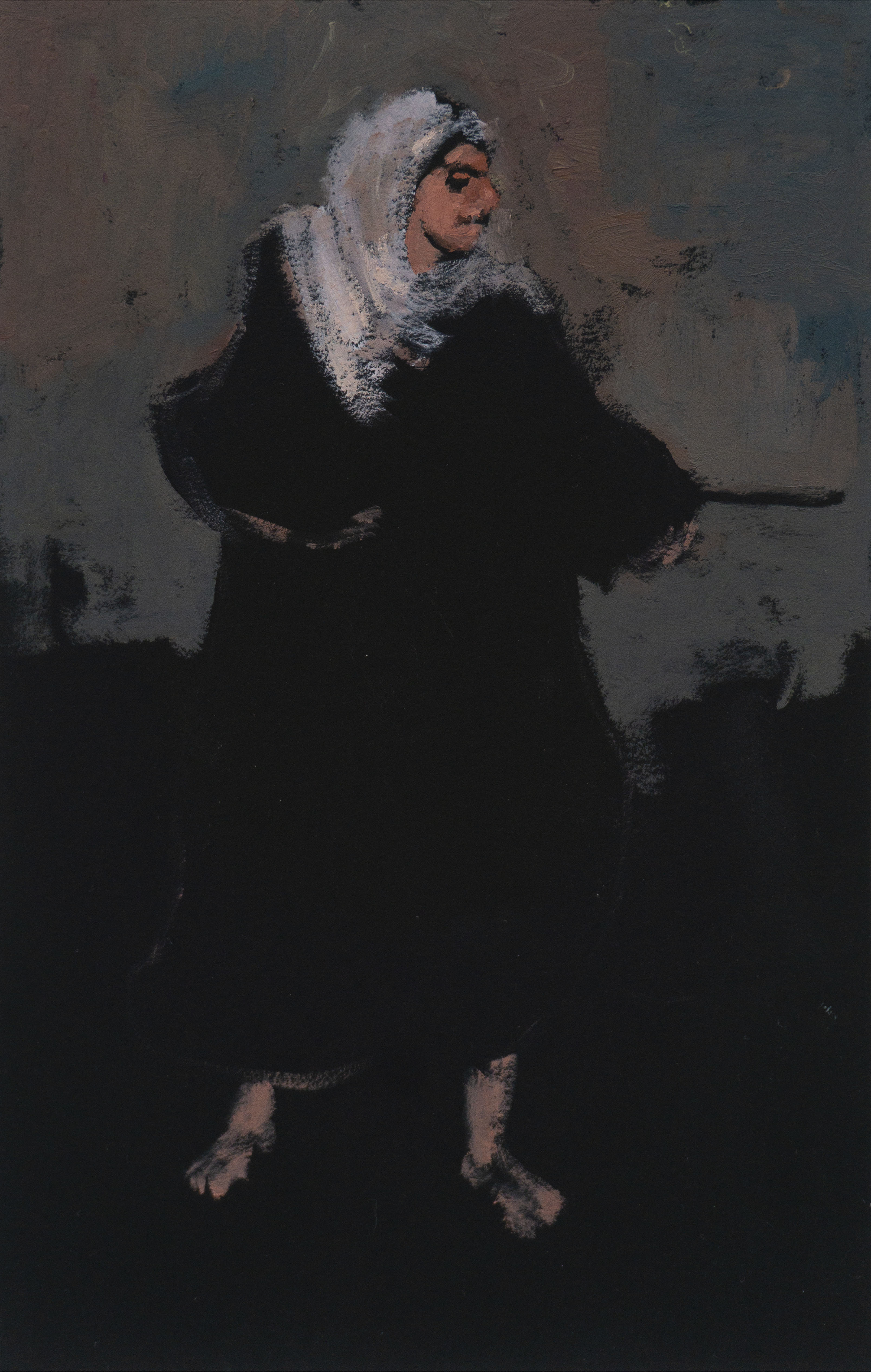 21x15 C.M. Oil on paper