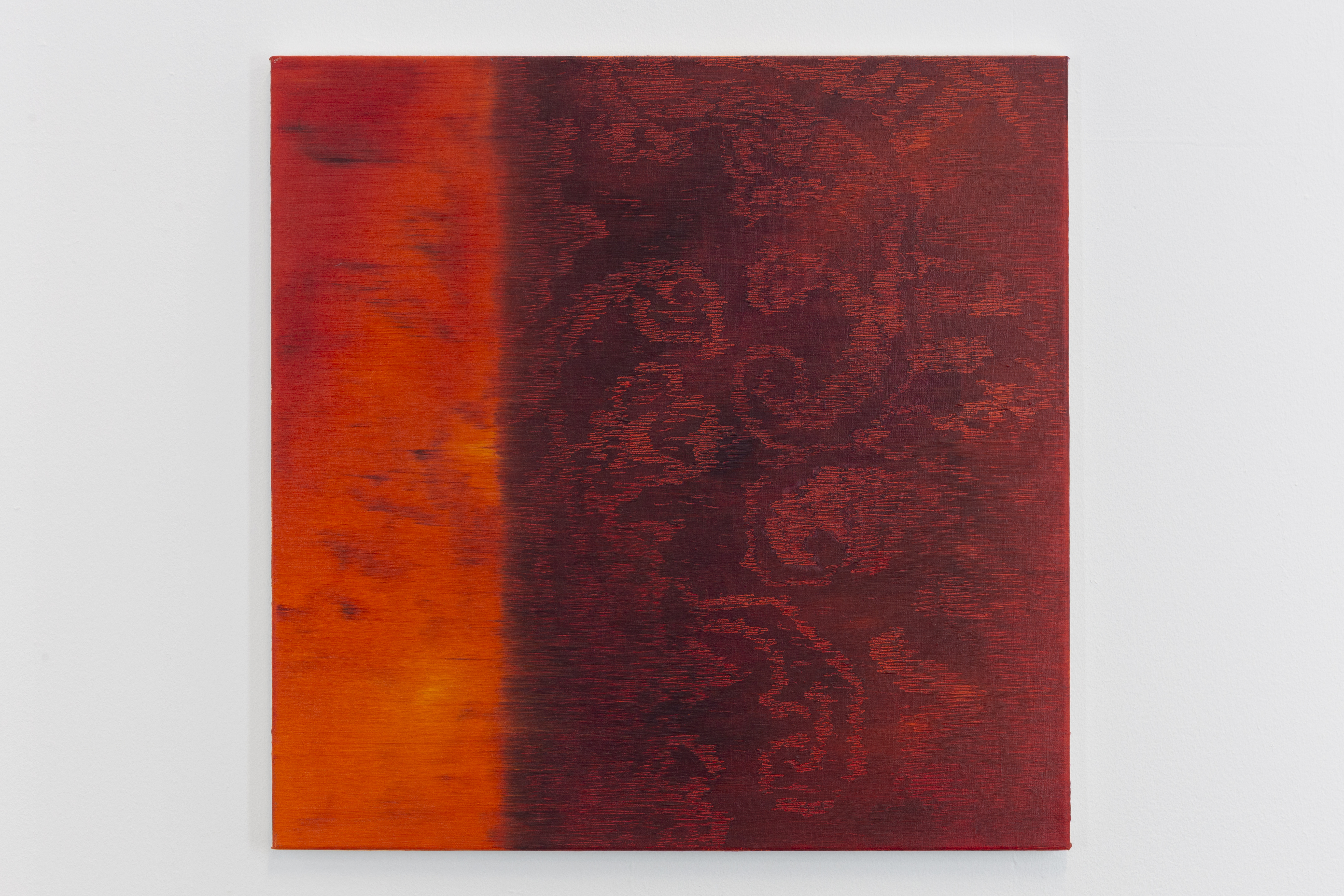 Krijn Kroes - Patterns|Portals 70 x 70cm, oilpaint on linen, 2019 (Photo Django van Ardenne)