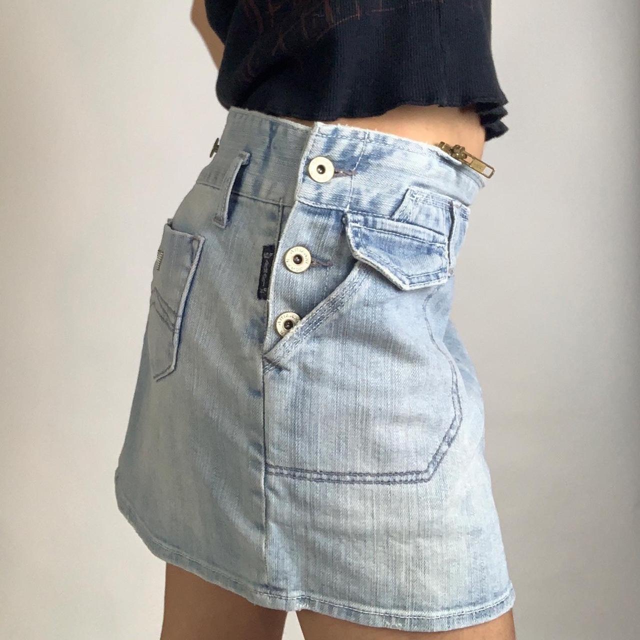 Armani Exchange 90s Denim Skirt - 𝓈𝑜𝓁𝒹