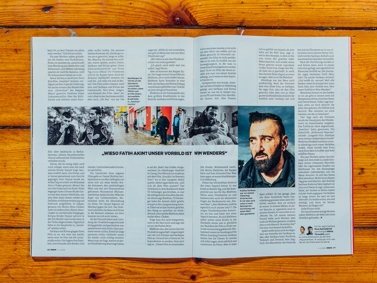 Stern / Zwei Freunde aus Spandau und ihr Film Famylie / Januar 2018