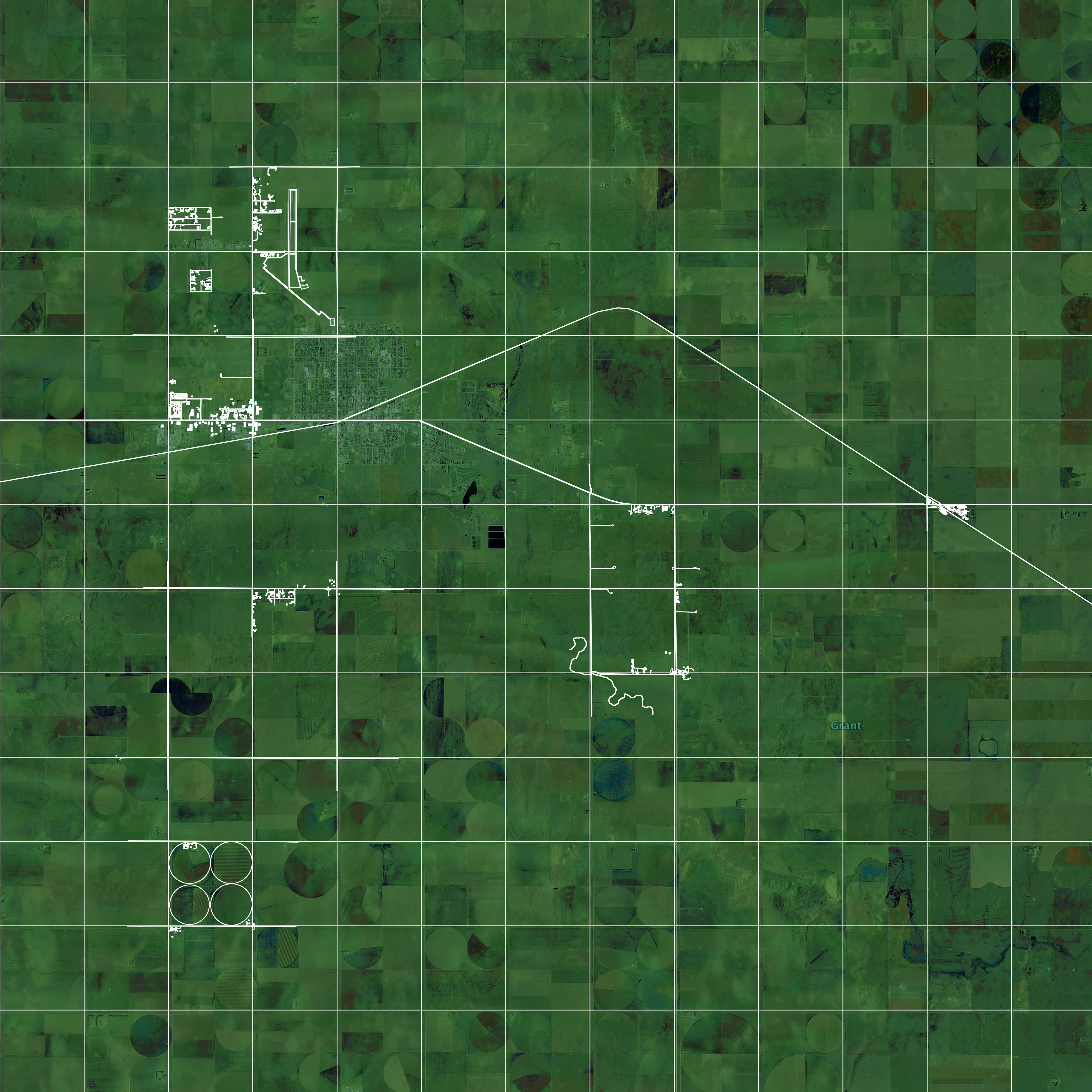 Latinx communities / “satellites” situated throughout Grant County surrounding the town of Ulysses.