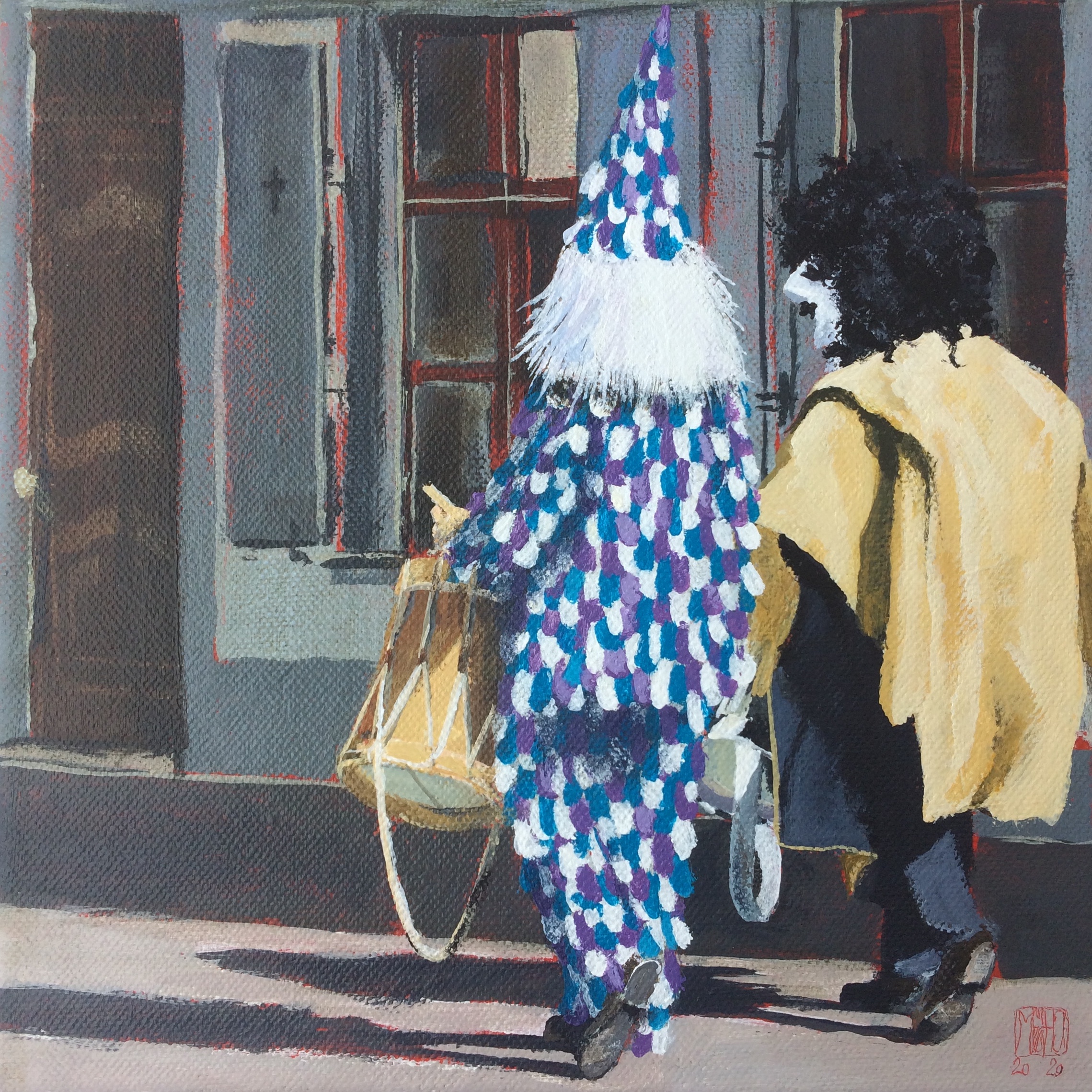 100. Mittwochsbild20×20 cmAcryl auf Leinwand2020︎ Bild kaufen