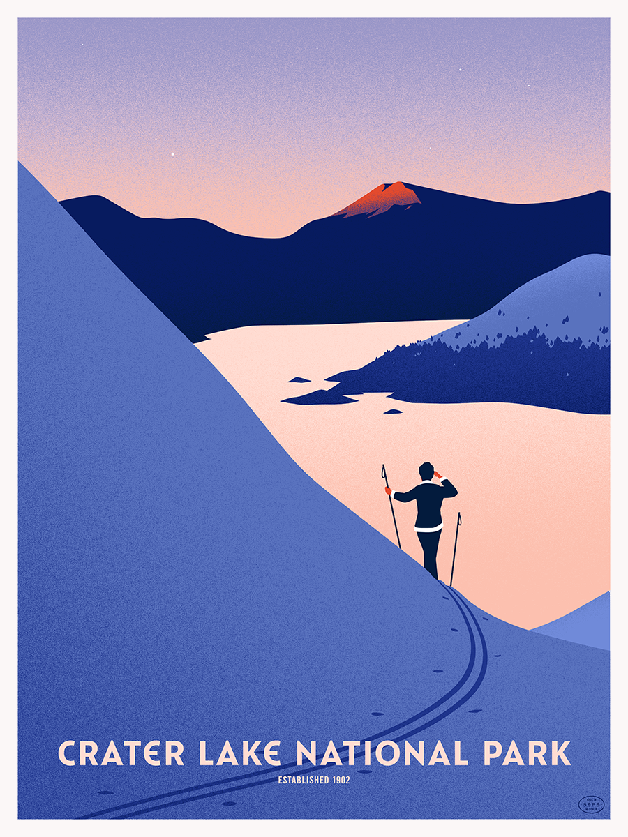 Crater Lake National Park poster / 59P