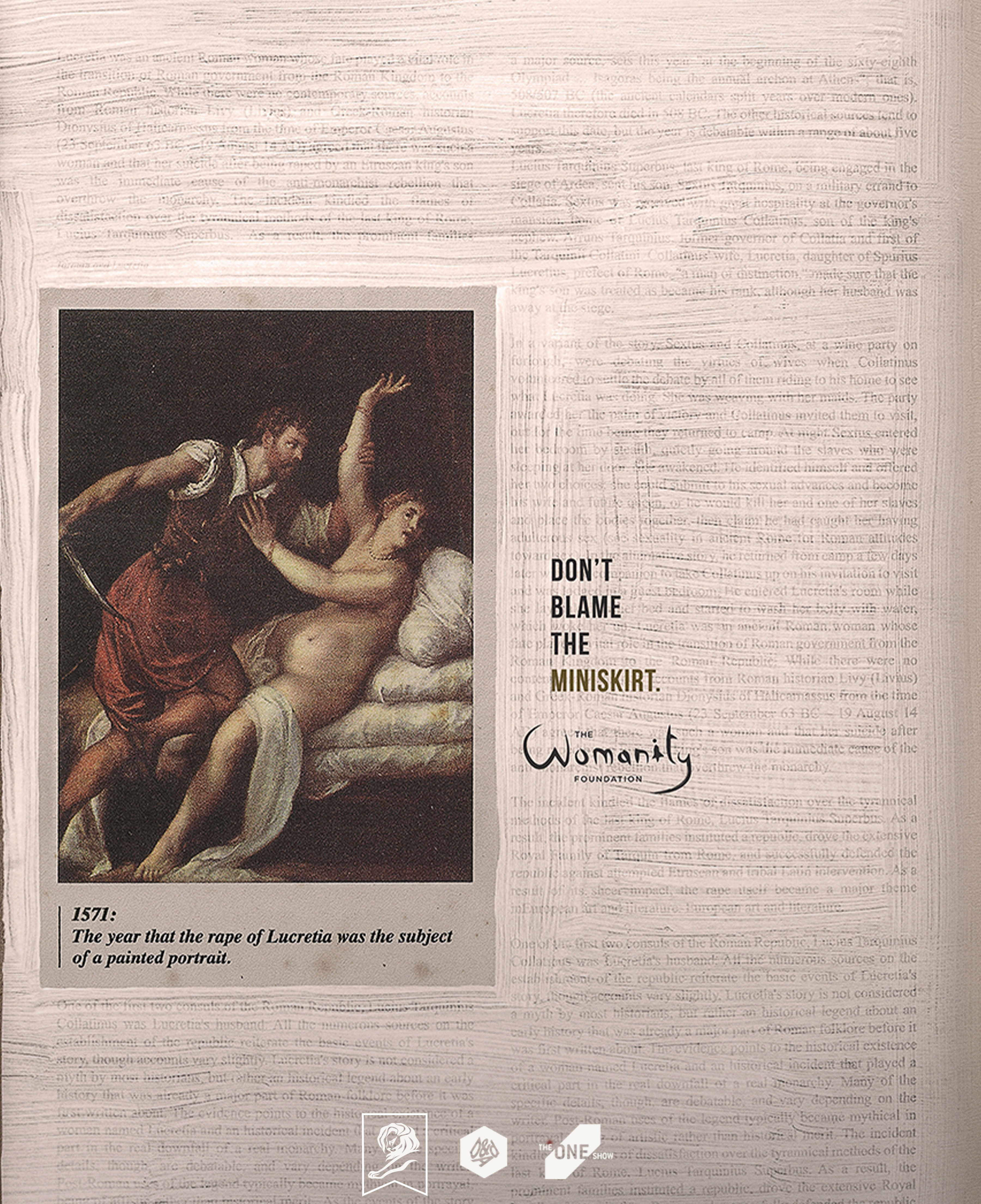 ↳ Don't Blame the Clothes - The Womanity Fdn