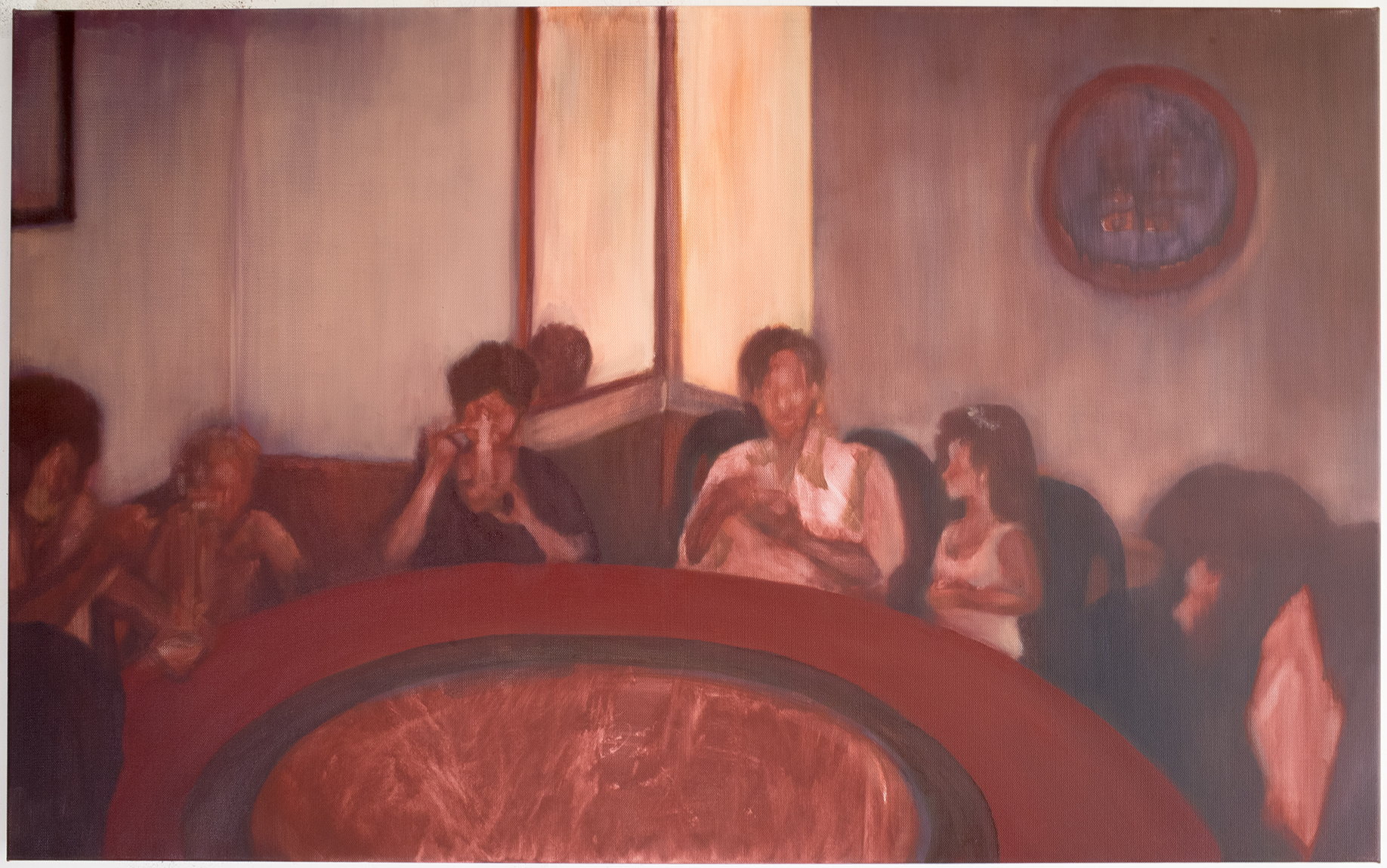 “Wedding Table”, 53x85cm, oil on canvas, 2021