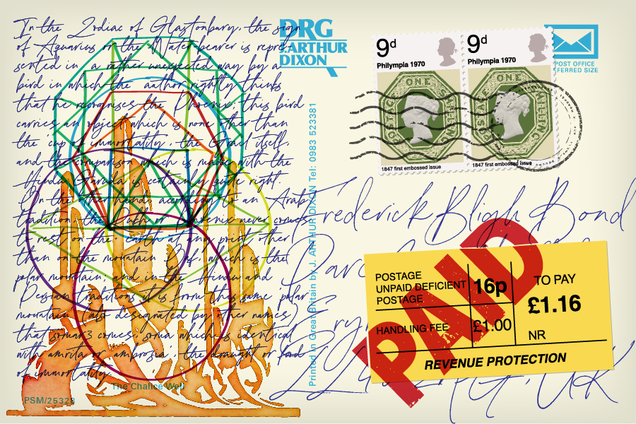 Postcard: Mountain View 10 (Chalice Well)