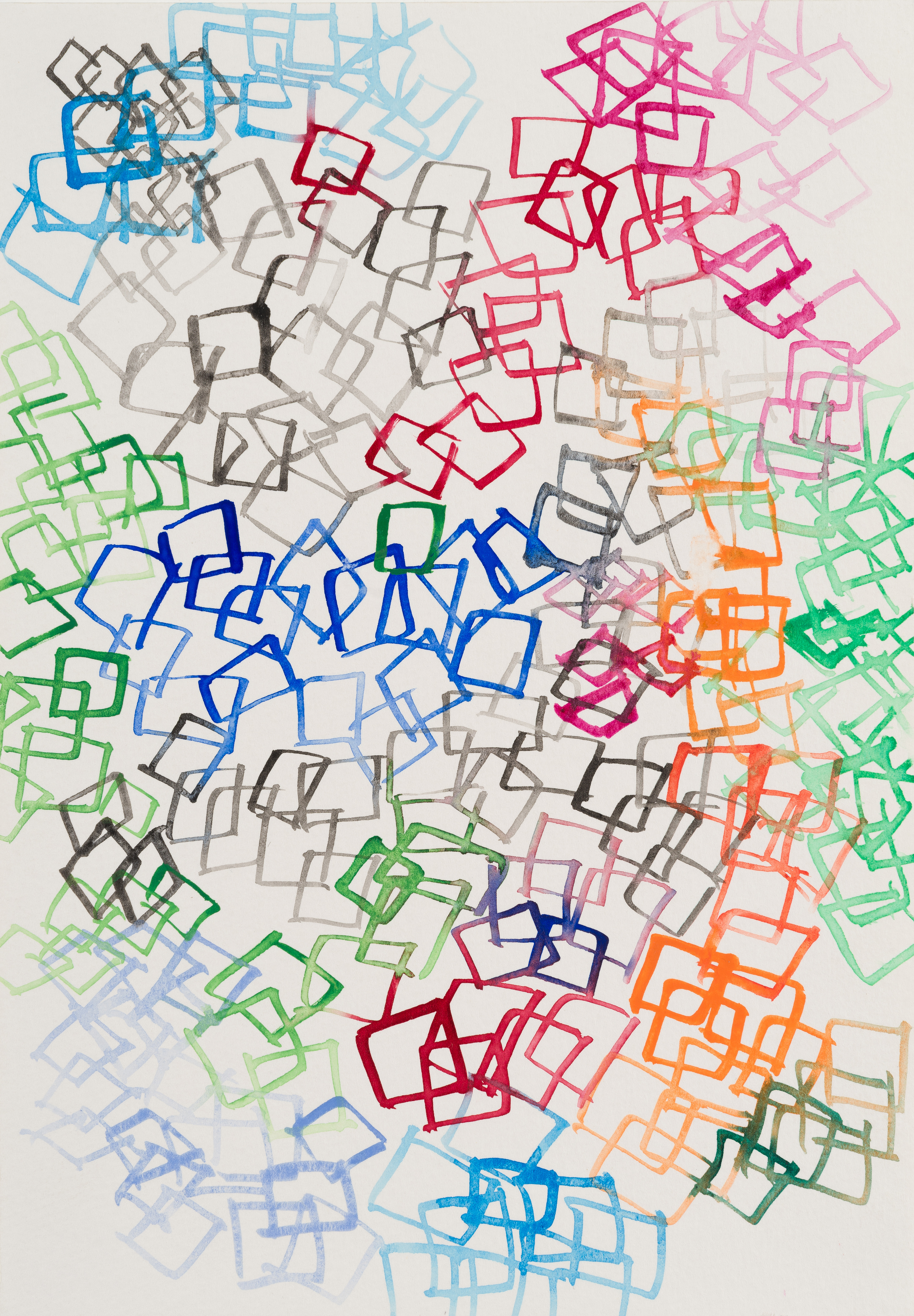 Sin título, 2007. Acuarela sobre papel, 18 x 25 cm.