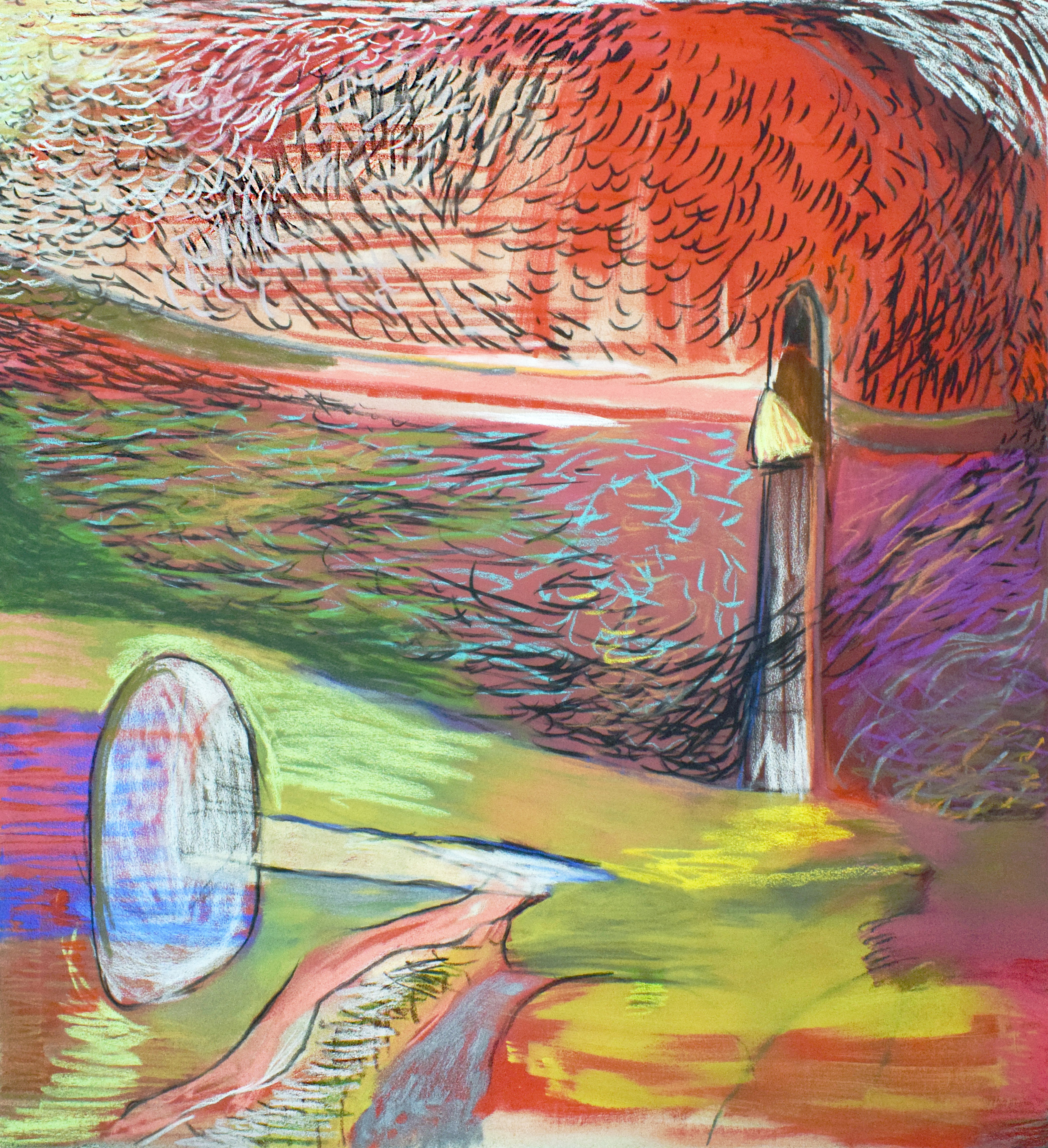 Carrion, 123 x 134 cm, 2022