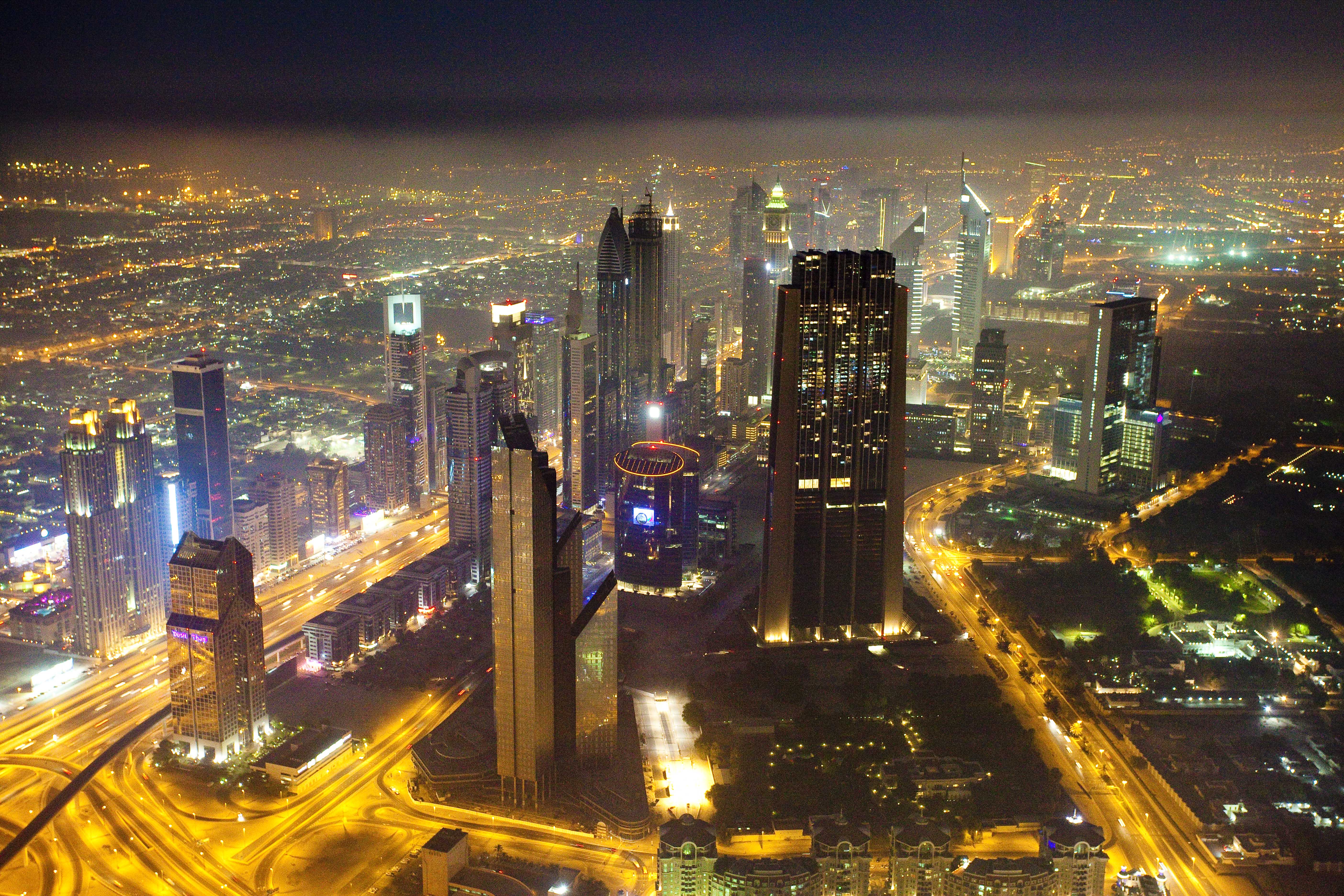 View from the Burj Khalifa, Dubai