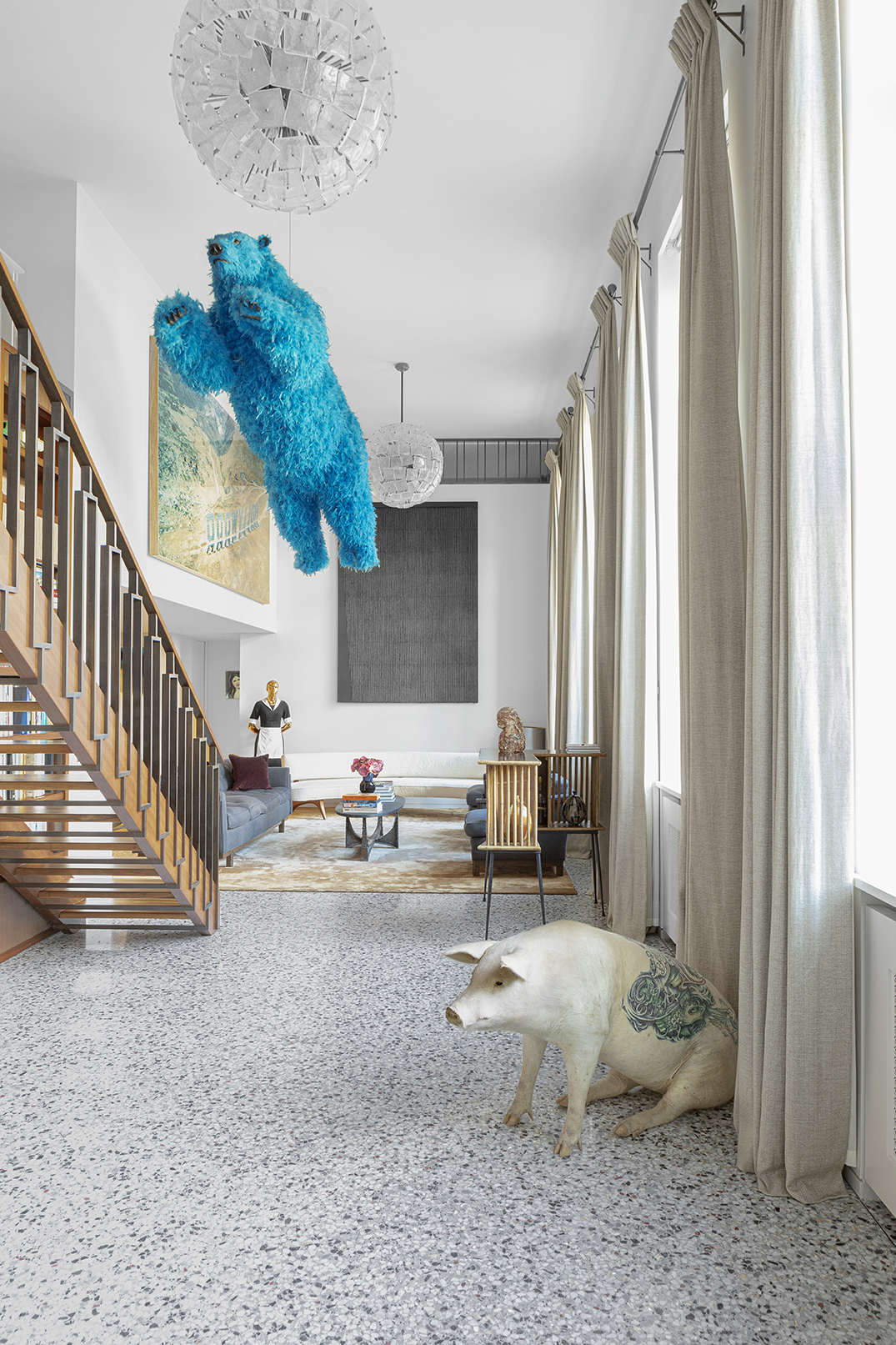 RAF STUDIO PHOTOGRAPHY ELLE DECOR PERROTIN MURACAMI XAVIER VEILHAN LAURENT GRASSO