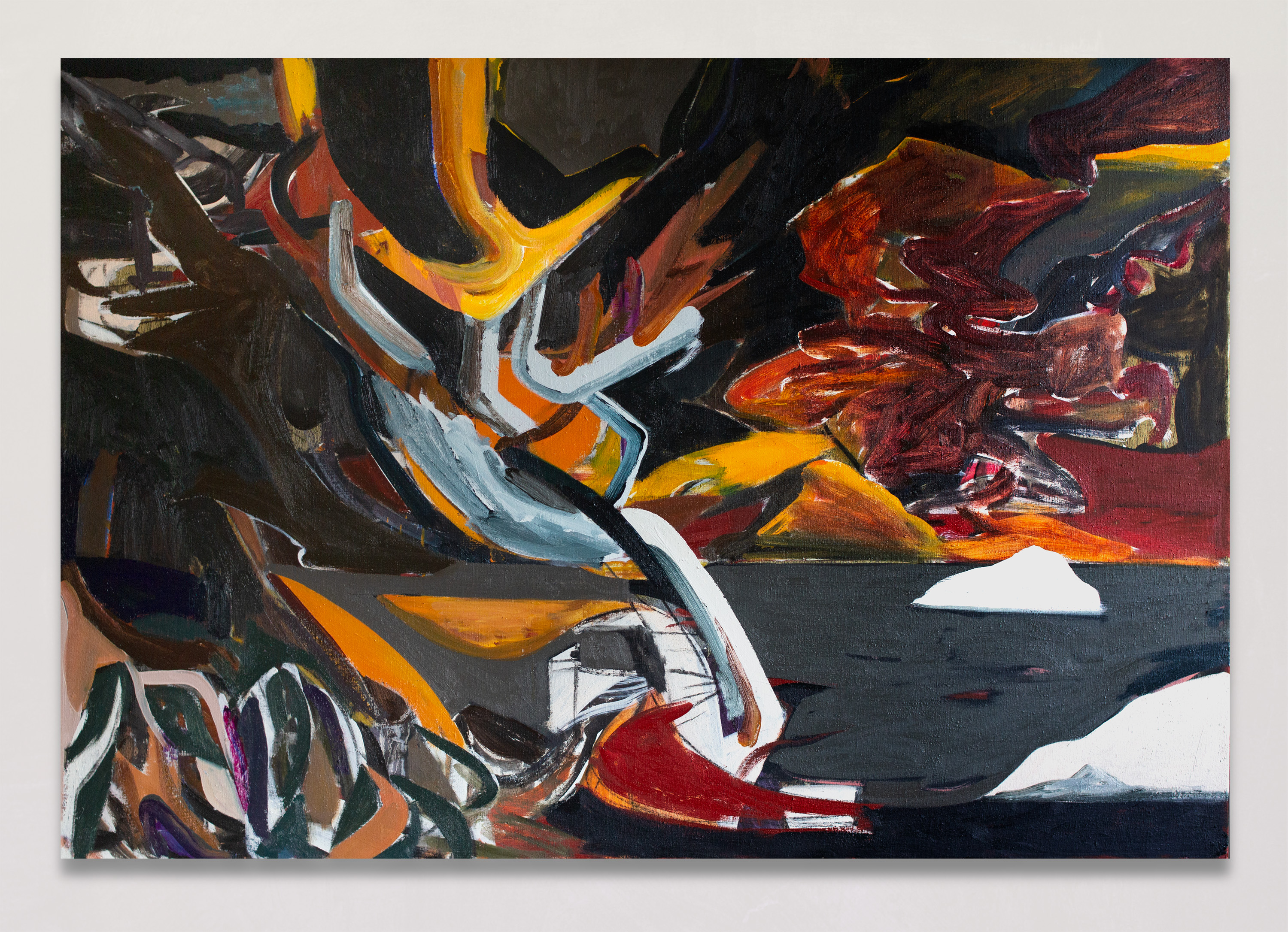 Scottish Landscape 01. Oil on canvas